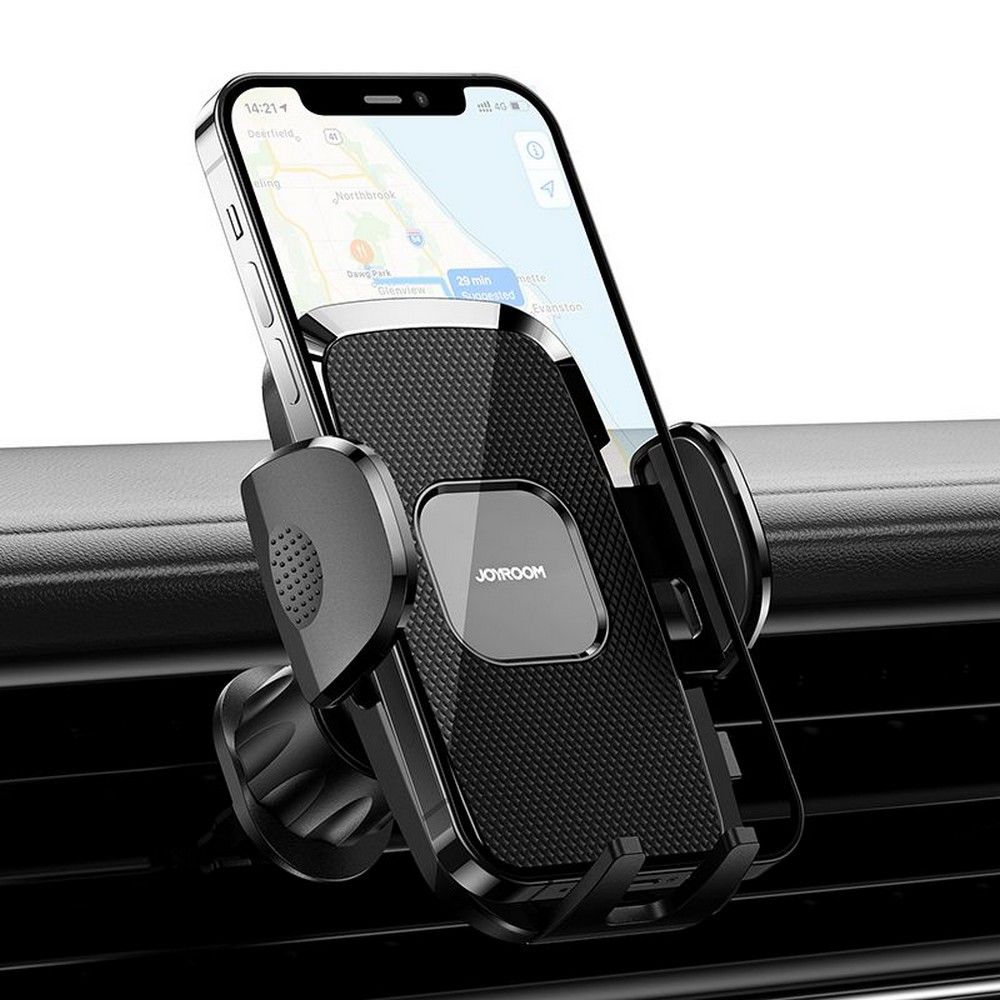 JR-ZS259 Smart mobilholder til bilens luftgitter, Sort