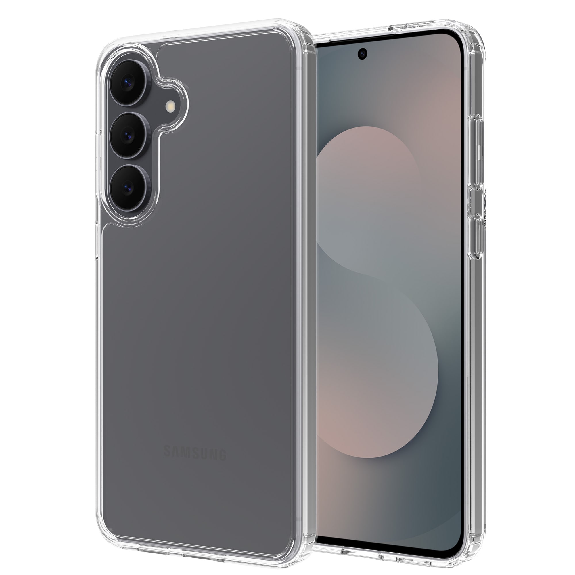 Samsung Galaxy S25 FE Crystal Hybrid-cover, Gennemsigtig