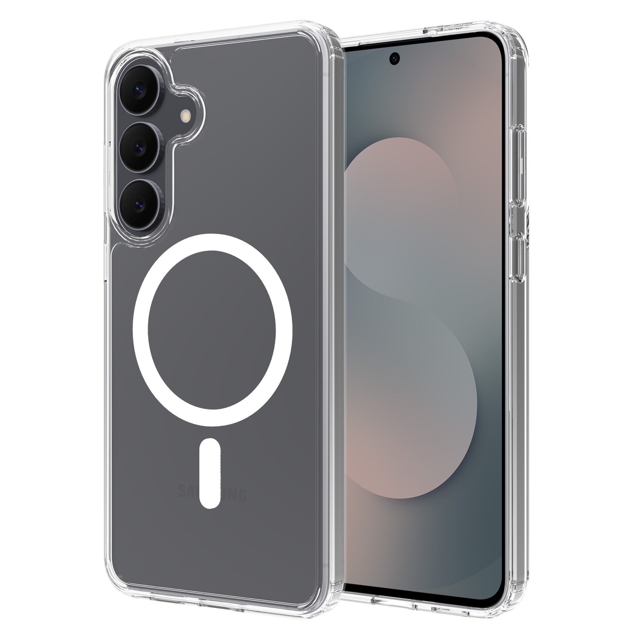Samsung Galaxy S25 FE MagSafe Hybrid-cover, Gennemsigtig