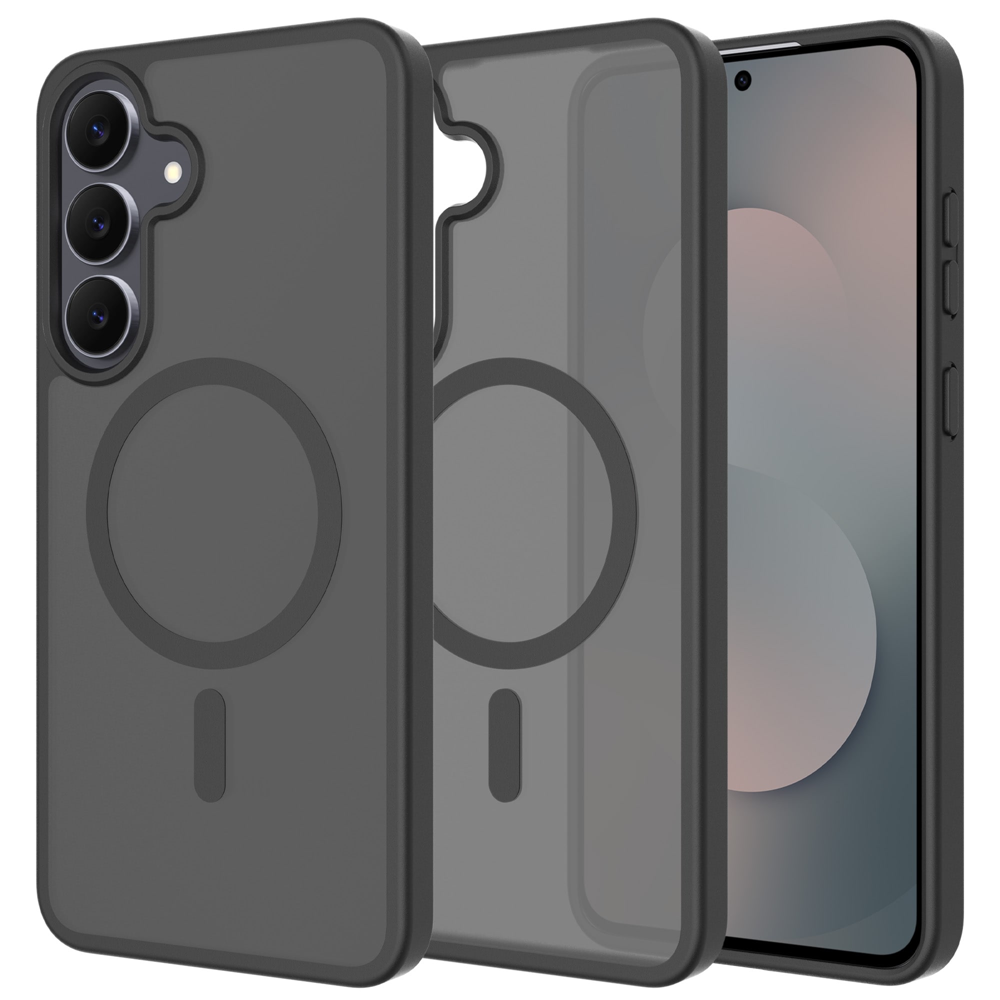 Samsung Galaxy S25 FE Hybrid-cover magnetisk, Frosted Black