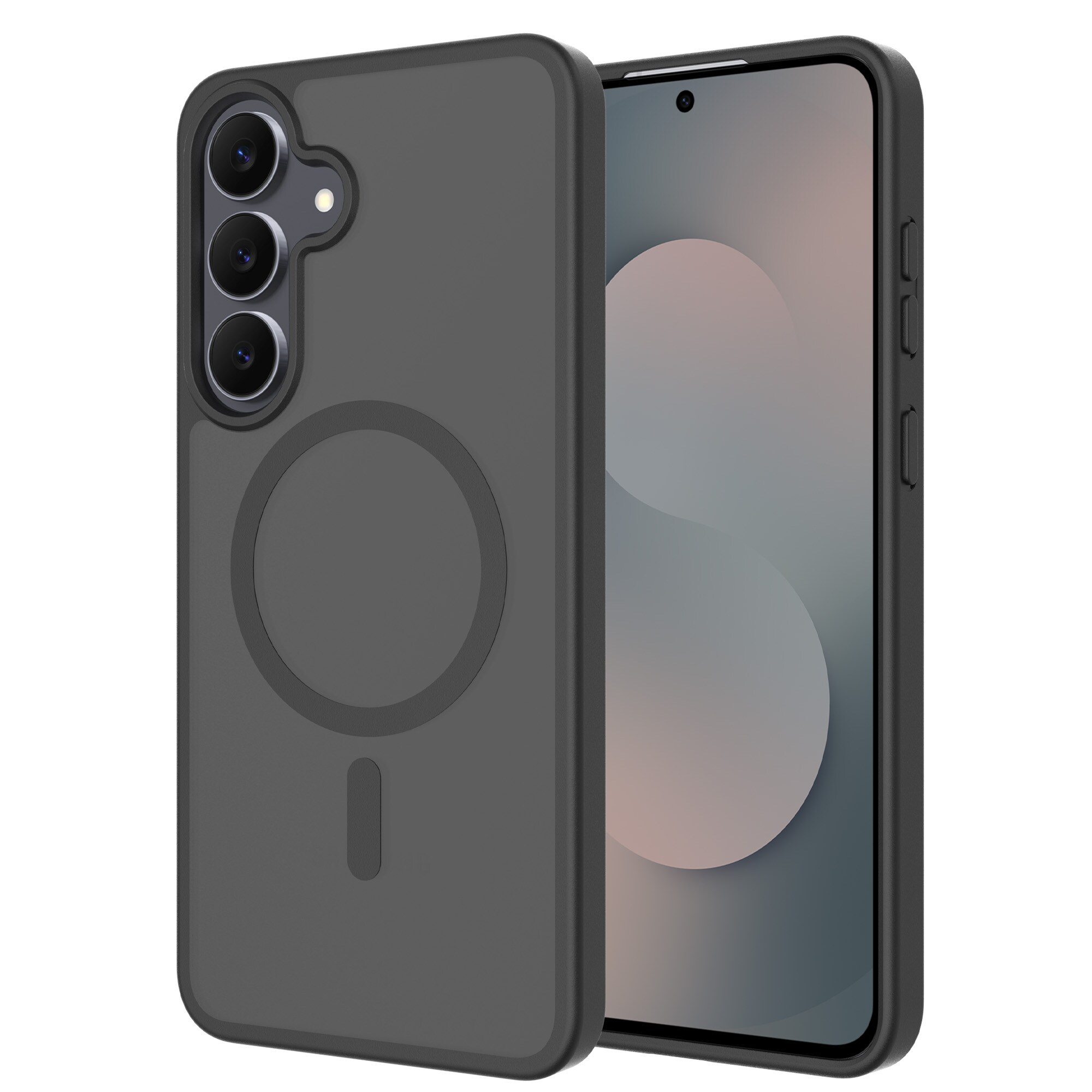 Samsung Galaxy S25 FE Hybrid-cover magnetisk, Frosted Black