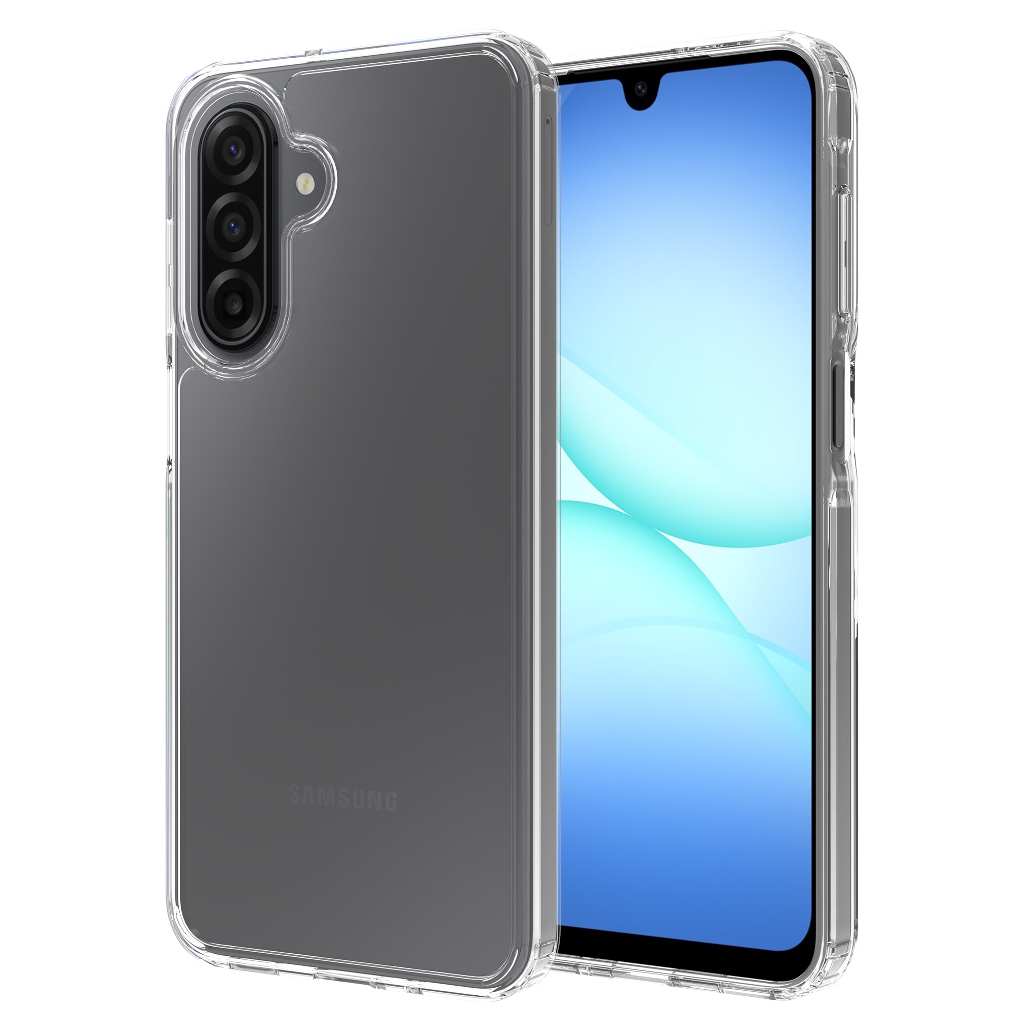 Samsung Galaxy A17 Crystal Hybrid-cover, Gennemsigtig