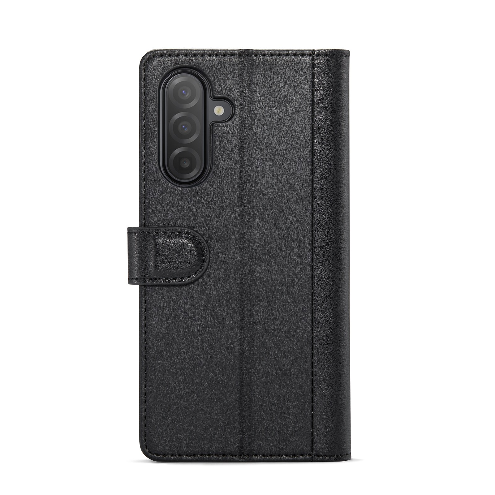 Samsung Galaxy A17 Pungetui i ægte læder, Sort