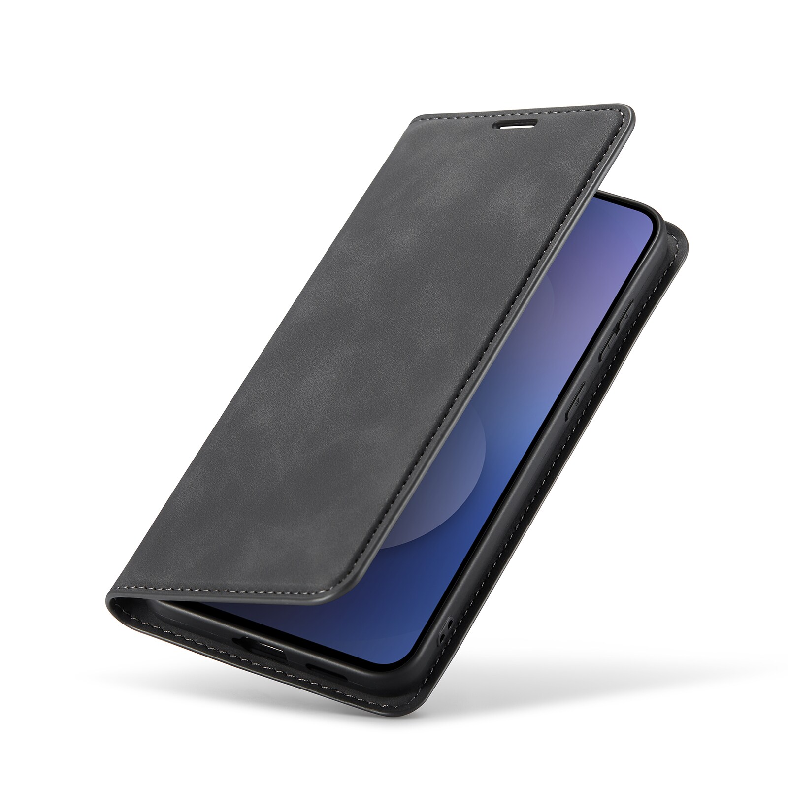 Samsung Galaxy S25 FE Slankt etui med kortholder, Sort