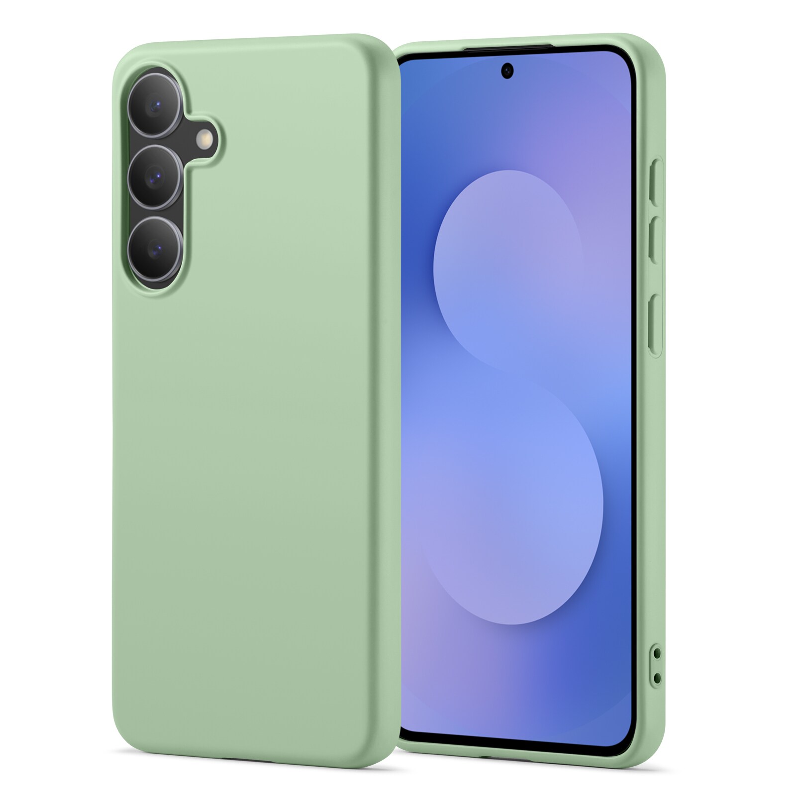 Samsung Galaxy S25 FE Mobilcover i TPU, Grøn