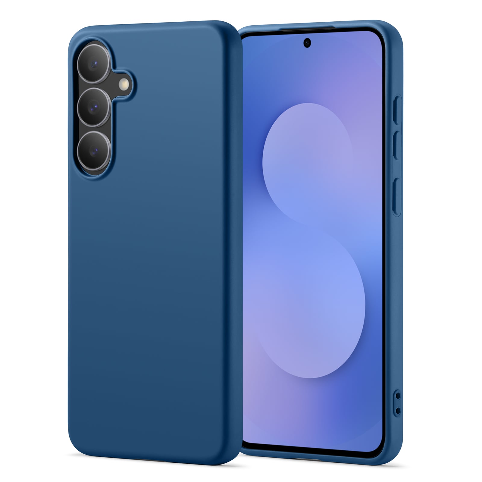 Samsung Galaxy S25 FE Mobilcover i TPU, Mørkeblå