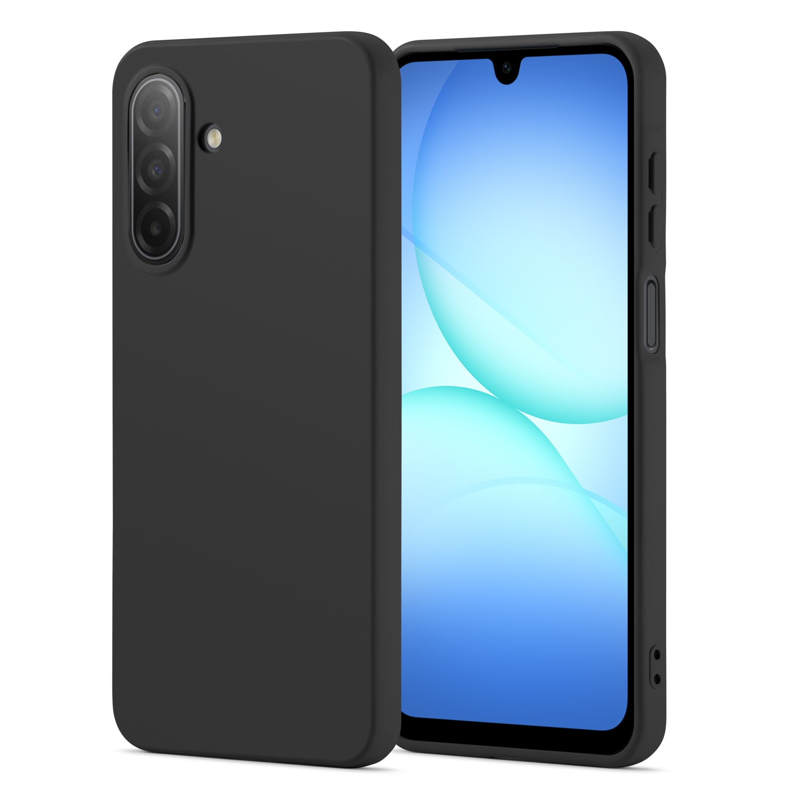 Samsung Galaxy A17 Mobilcover i TPU, Sort