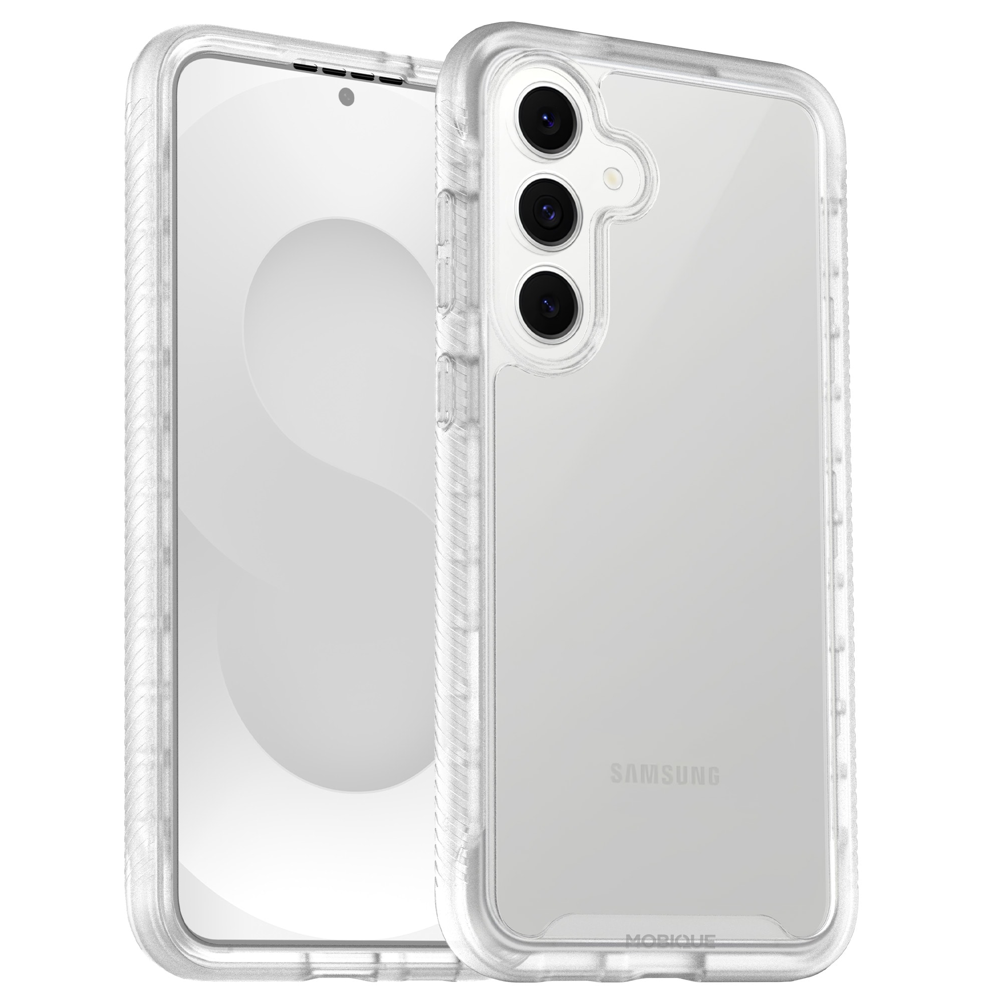 Samsung Galaxy S25 FE Mobilcover Full Protection, Gennemsigtig