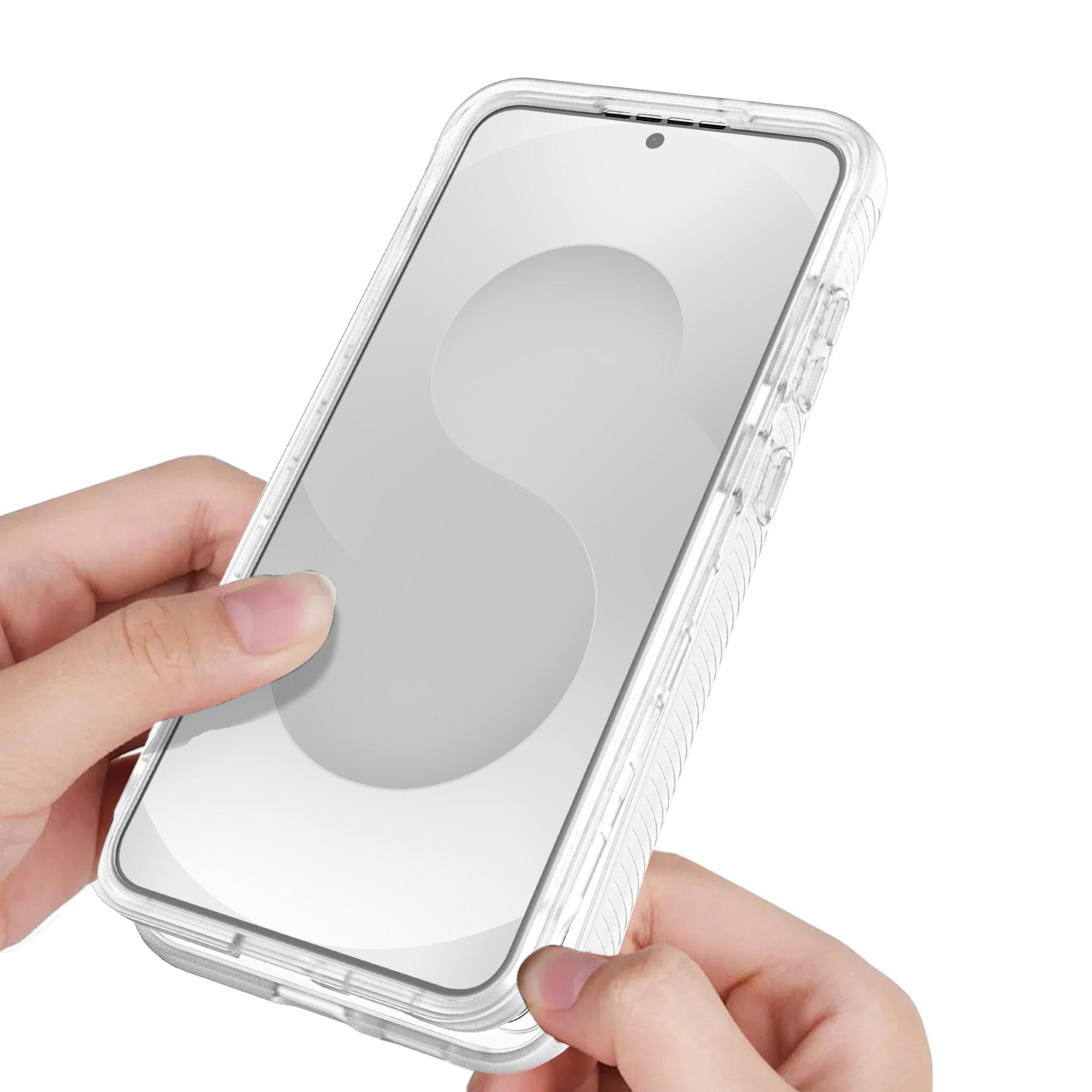 Samsung Galaxy S25 FE Mobilcover Full Protection, Gennemsigtig