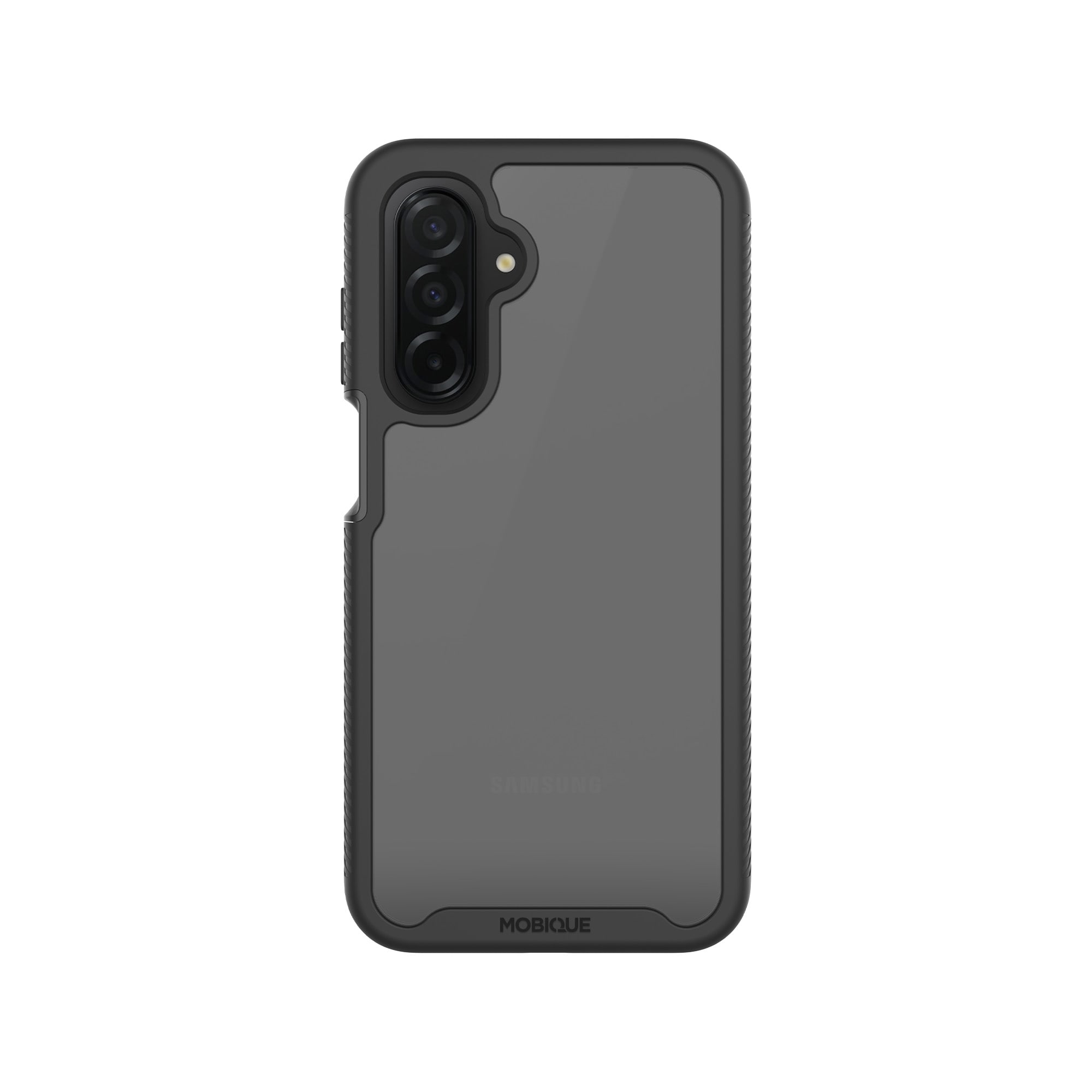 Samsung Galaxy A17 Mobilcover Full Protection, Sort/gennemsigtig