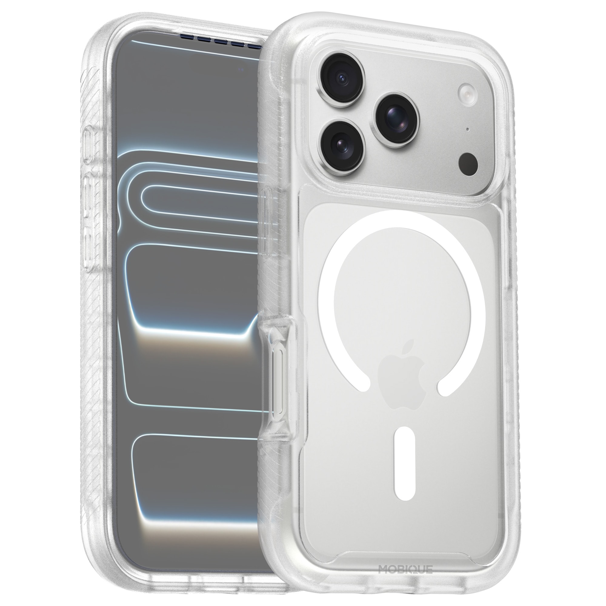 iPhone 17 Pro Mobilcover Magnetisk Full Protection, Gennemsigtig
