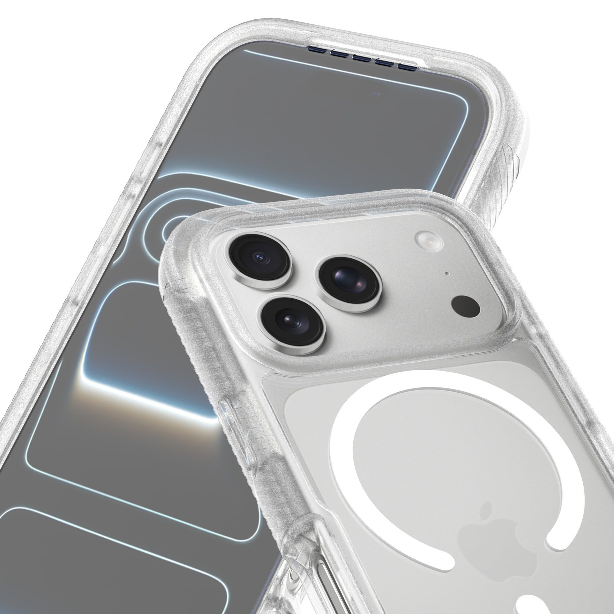 iPhone 17 Pro Mobilcover Magnetisk Full Protection, Gennemsigtig