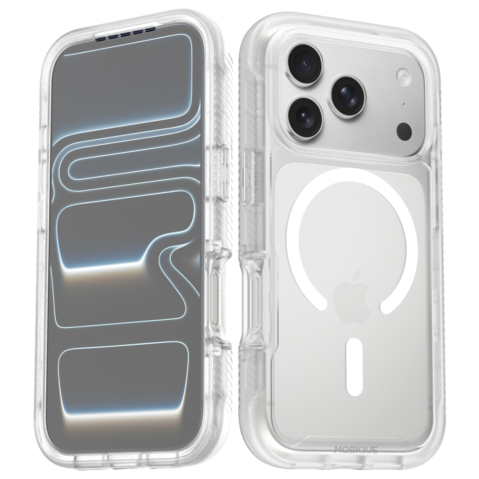 iPhone 17 Pro Mobilcover Magnetisk Full Protection, Gennemsigtig