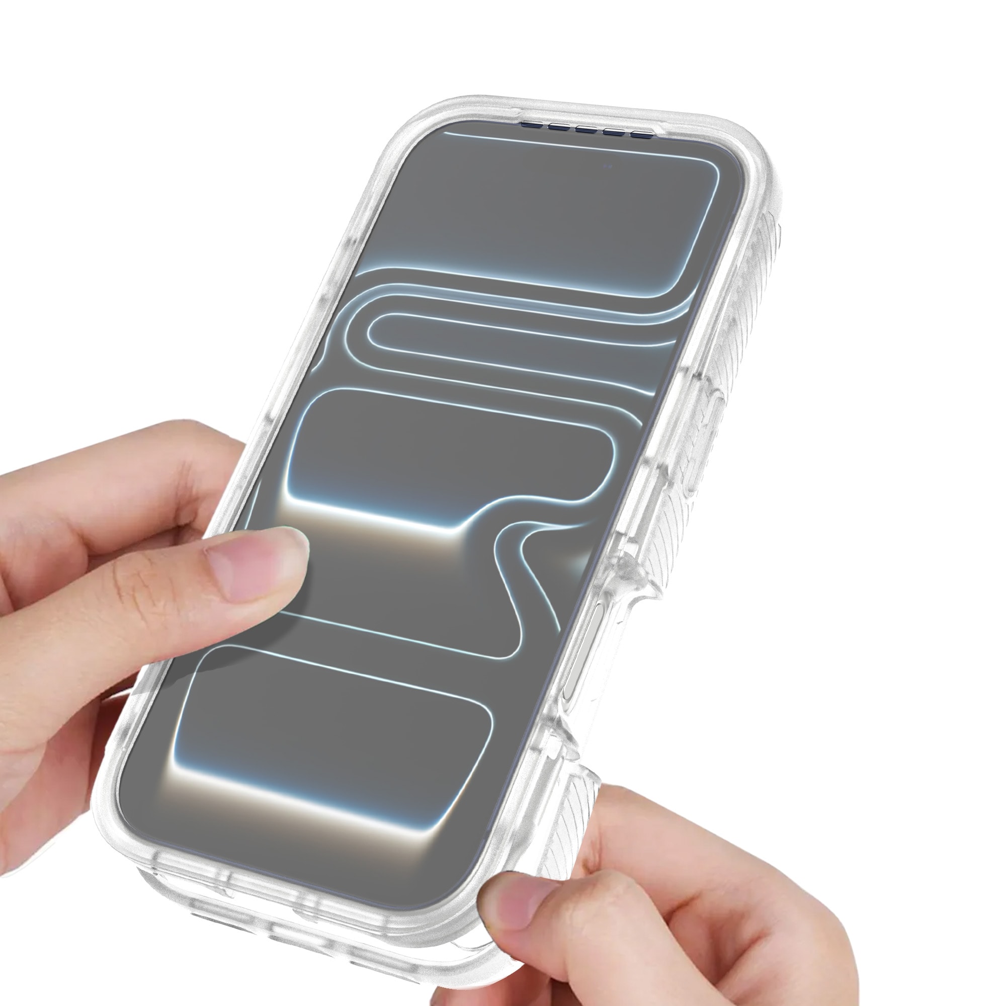 iPhone 17 Pro Mobilcover Magnetisk Full Protection, Gennemsigtig