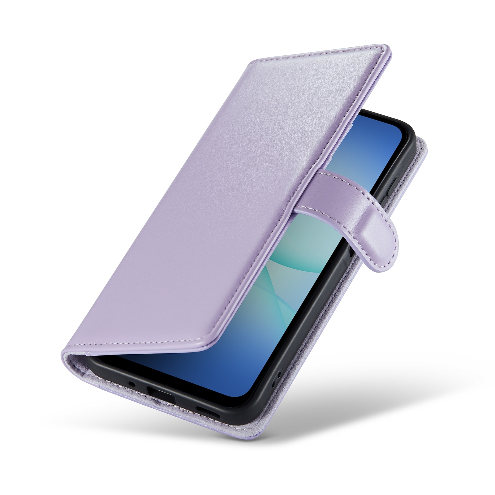 Samsung Galaxy A17 Pungetui i ægte læder, Lilla