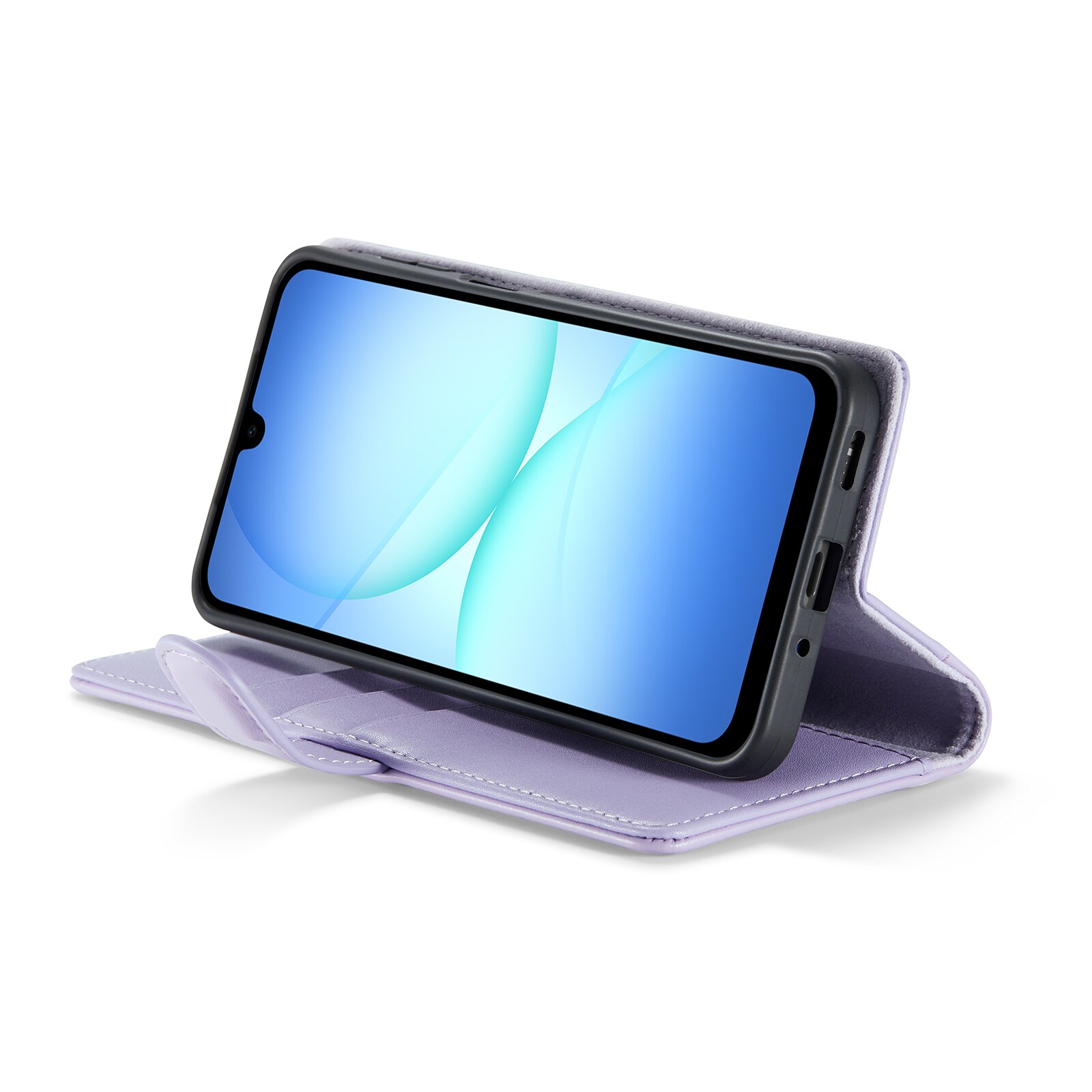 Samsung Galaxy A17 Pungetui i ægte læder, Lilla