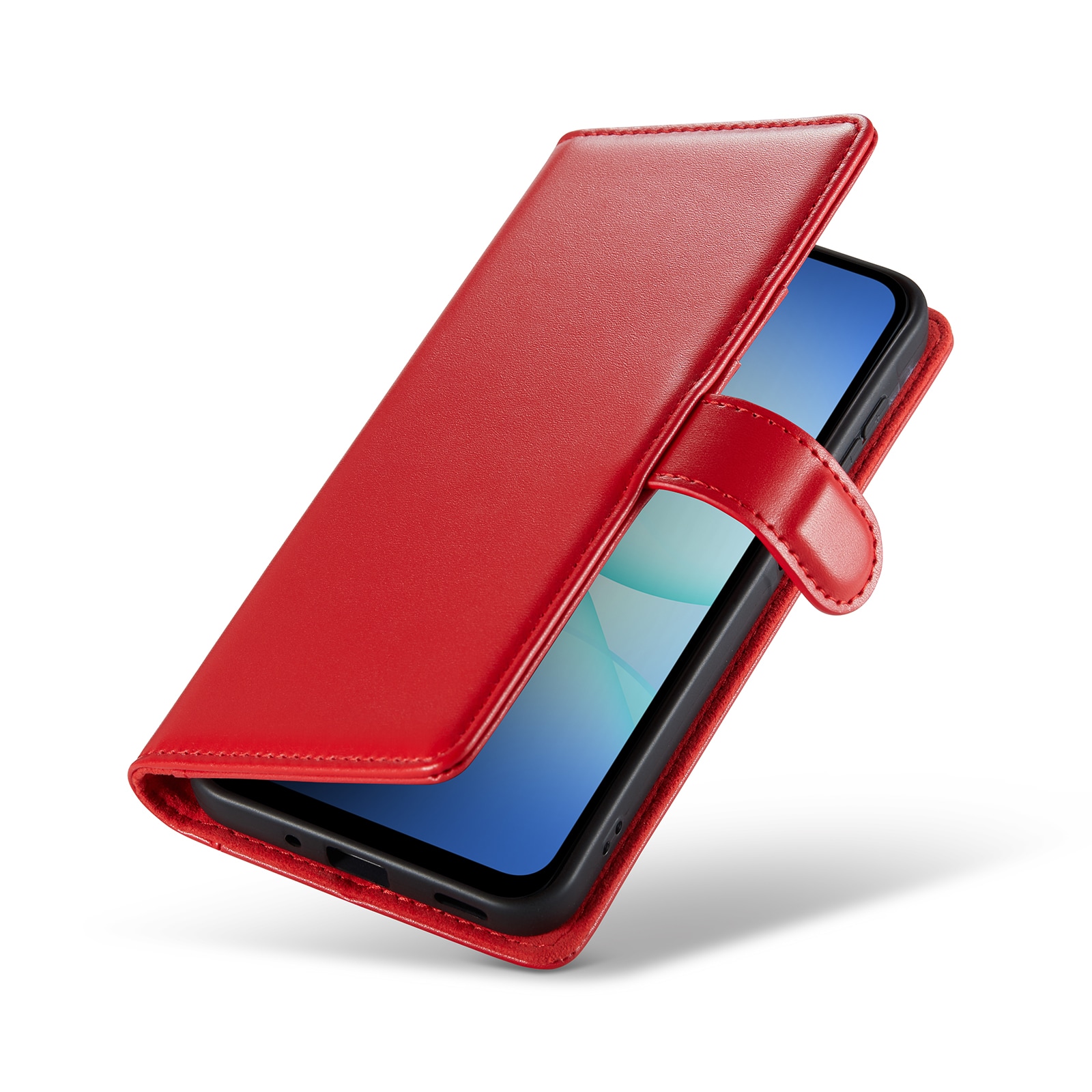 Samsung Galaxy A17 Pungetui i ægte læder, Rød