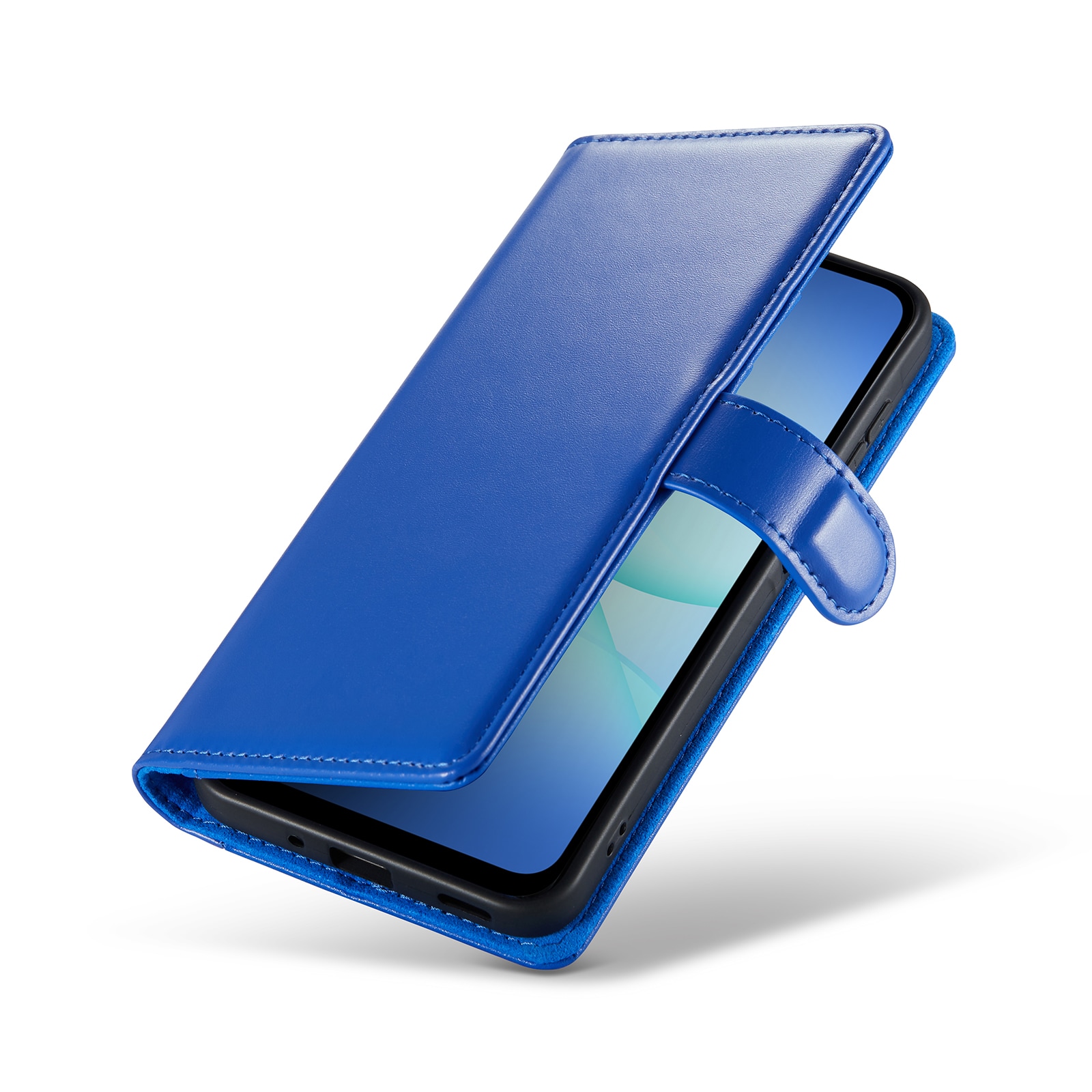 Samsung Galaxy A17 Pungetui i ægte læder, Blå