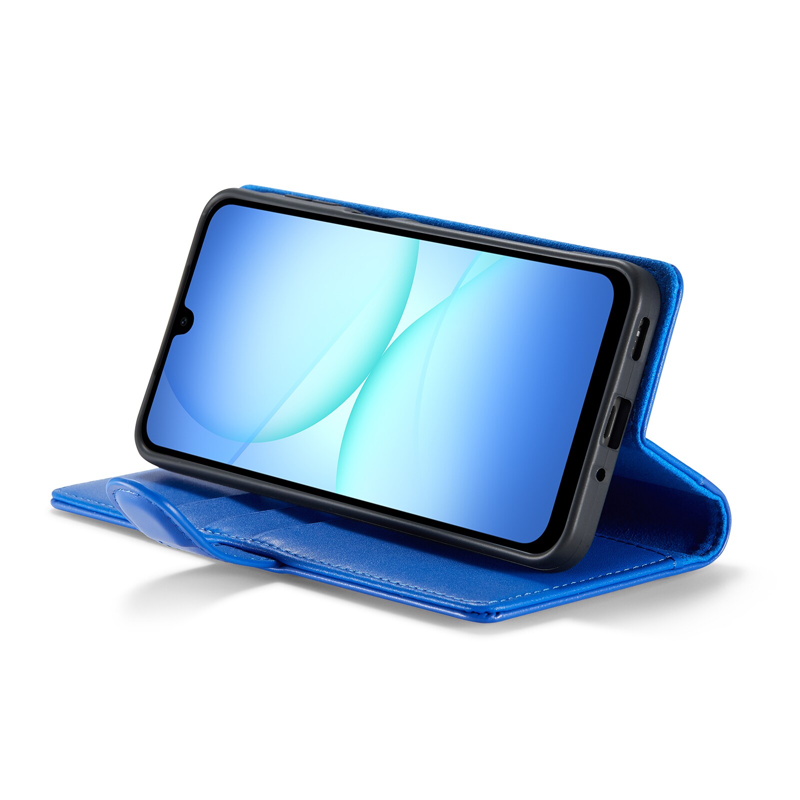 Samsung Galaxy A17 Pungetui i ægte læder, Blå