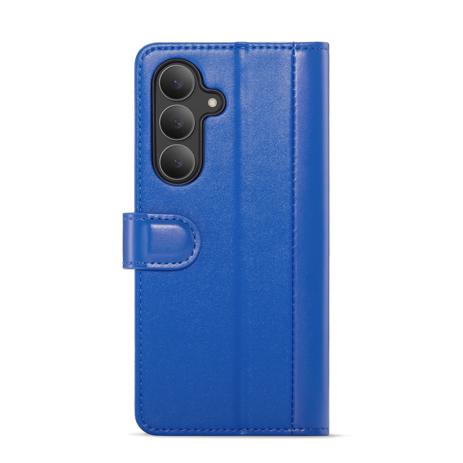 Samsung Galaxy S25 FE Pungetui i ægte læder, Blå