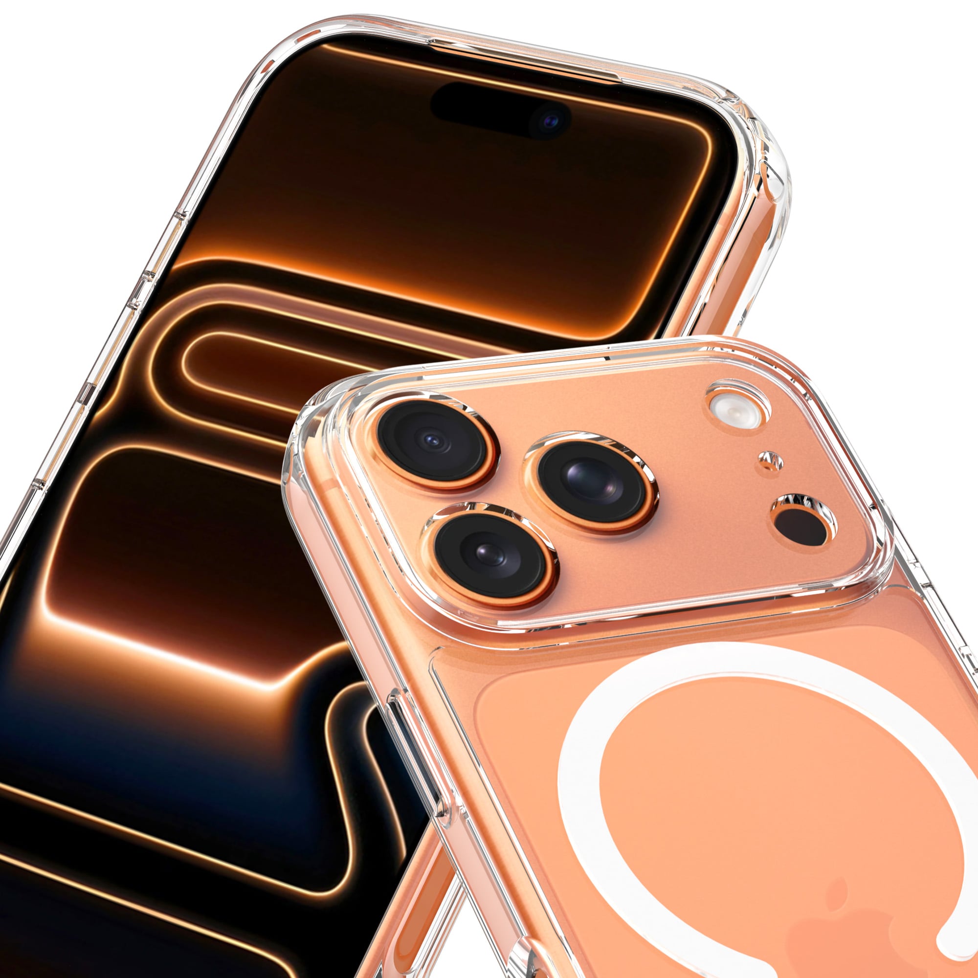 iPhone 17 Pro Max MagSafe Hybrid-cover, Gennemsigtig