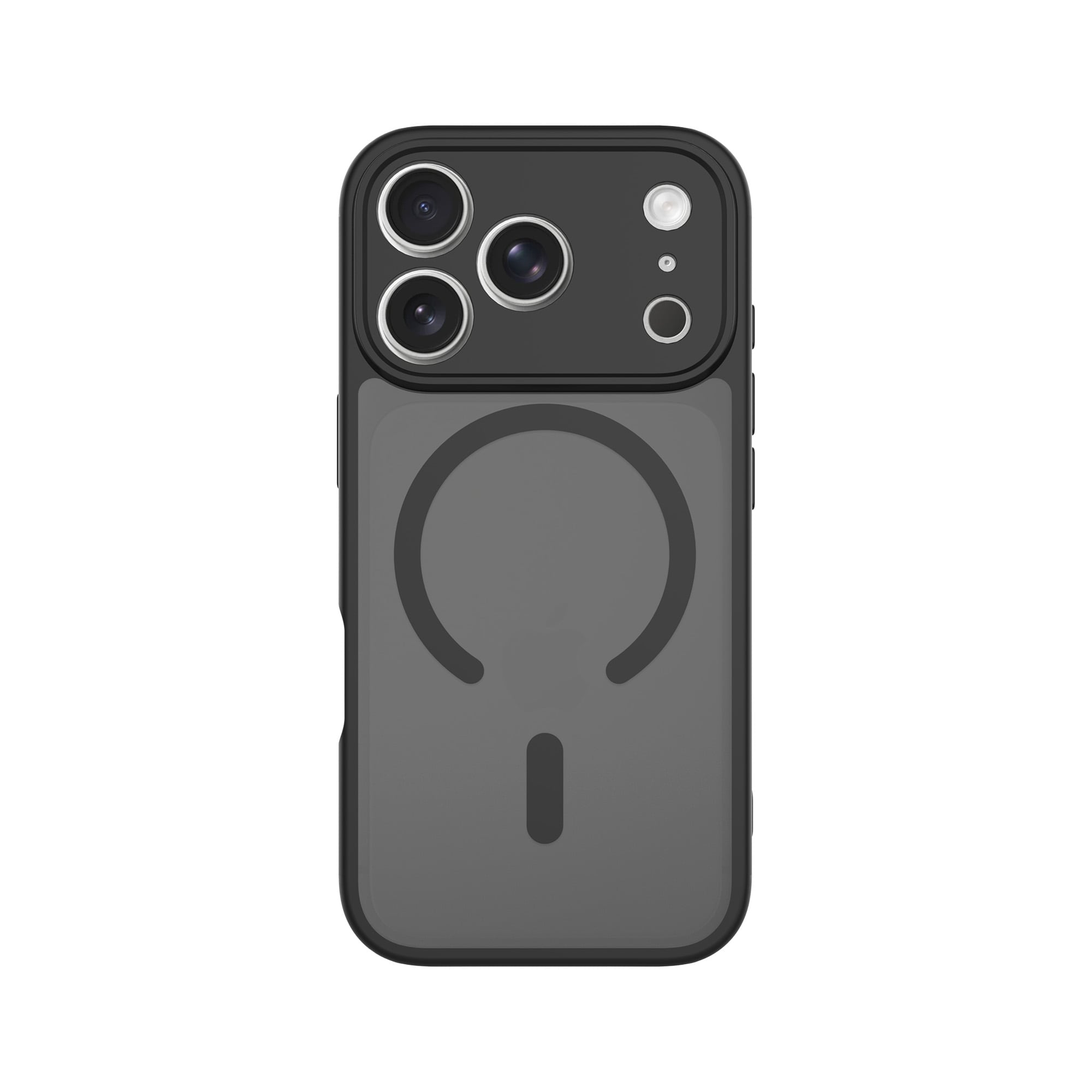 iPhone 17 Pro Max Hybrid-cover magnetisk, Frosted Black