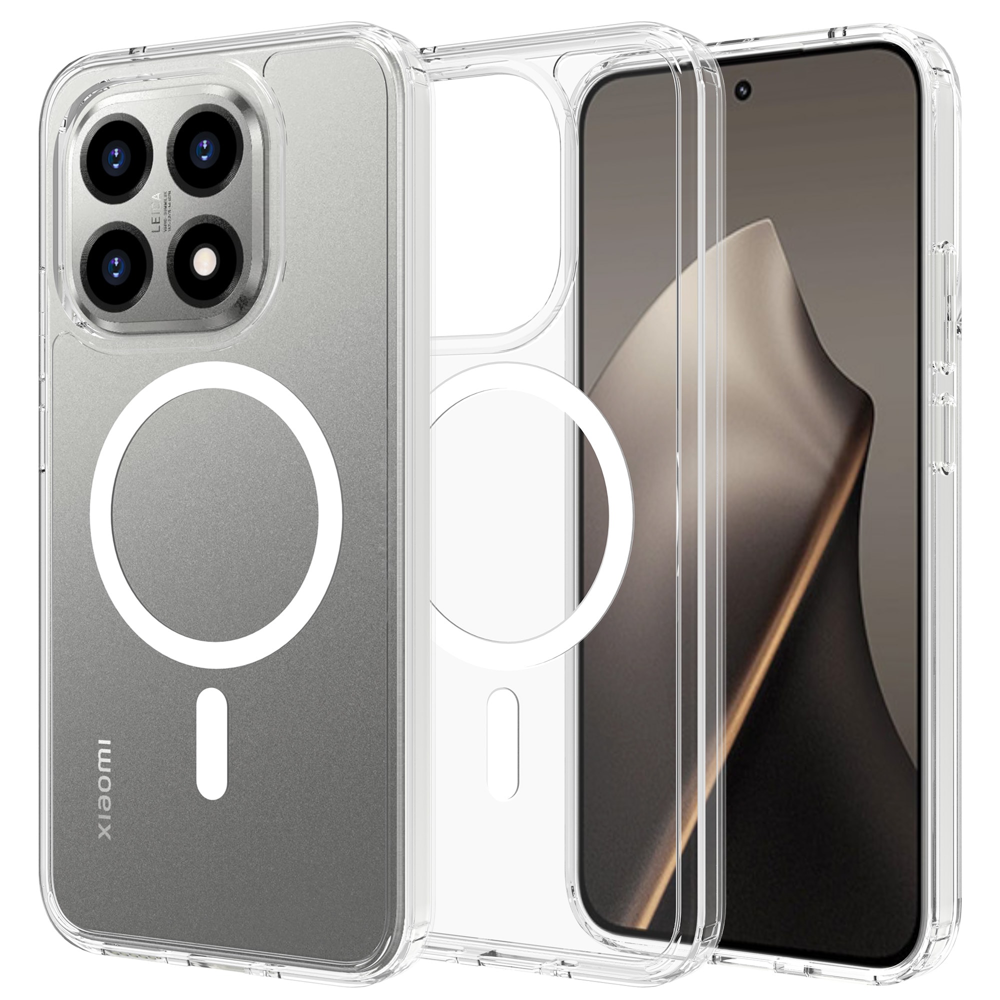 Xiaomi 15T MagSafe Hybrid-cover, Gennemsigtig