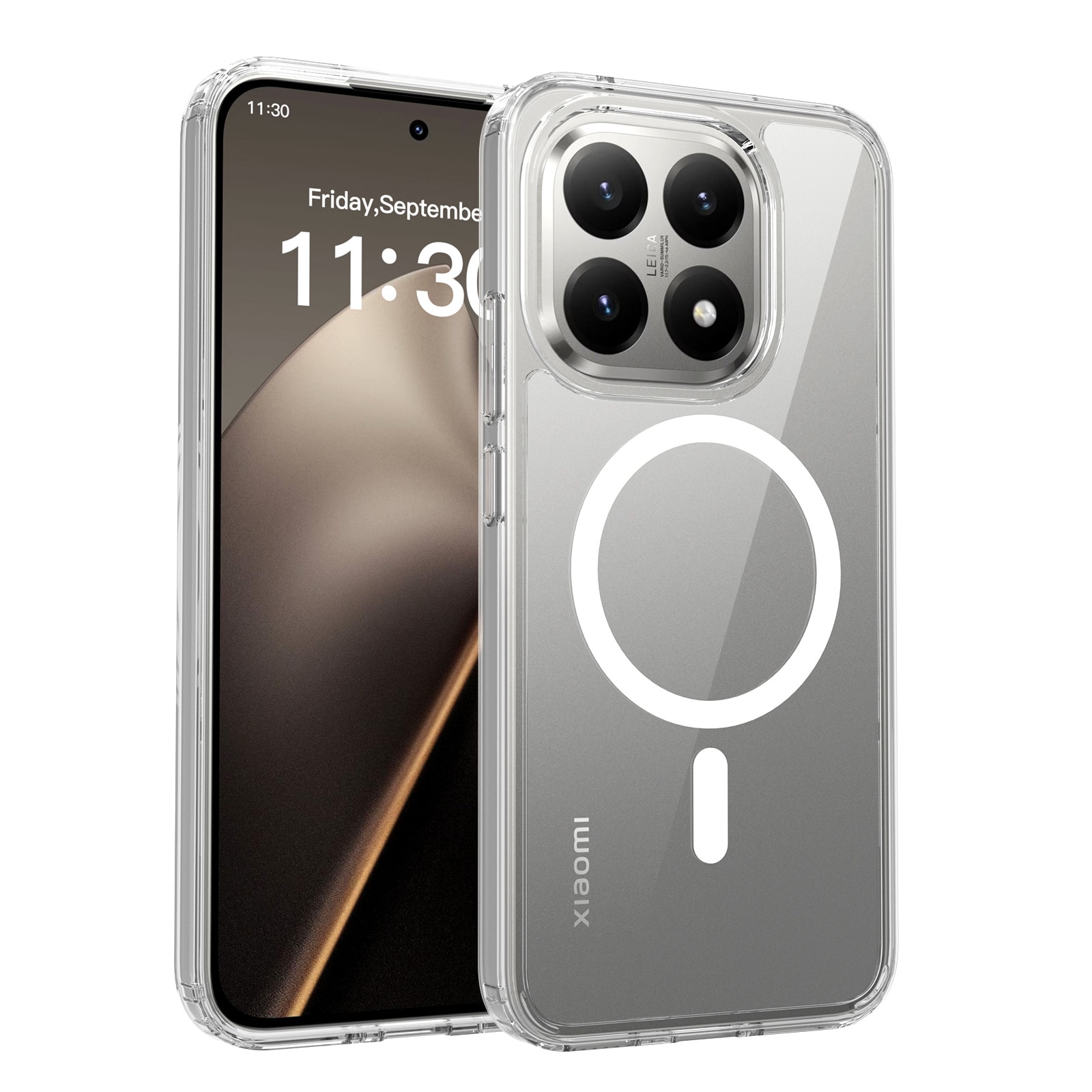 Xiaomi 15T MagSafe Hybrid-cover, Gennemsigtig