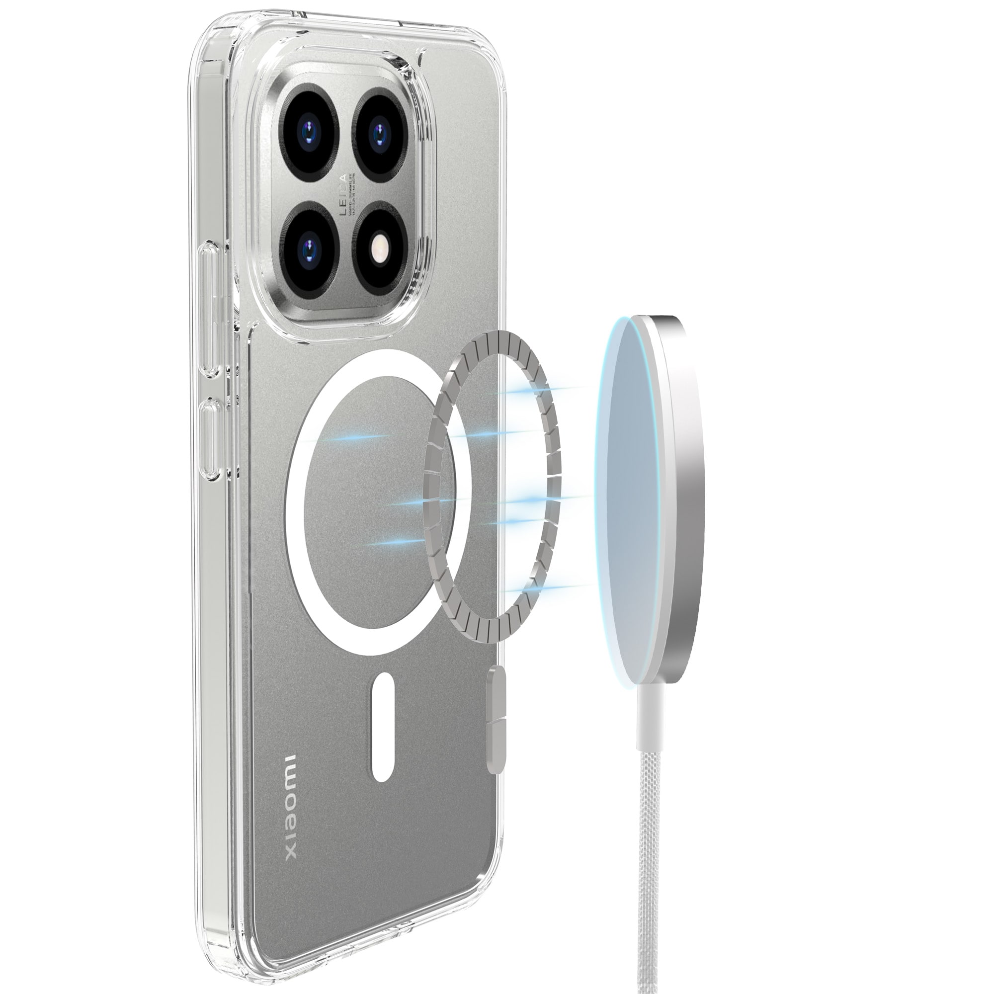 Xiaomi 15T MagSafe Hybrid-cover, Gennemsigtig