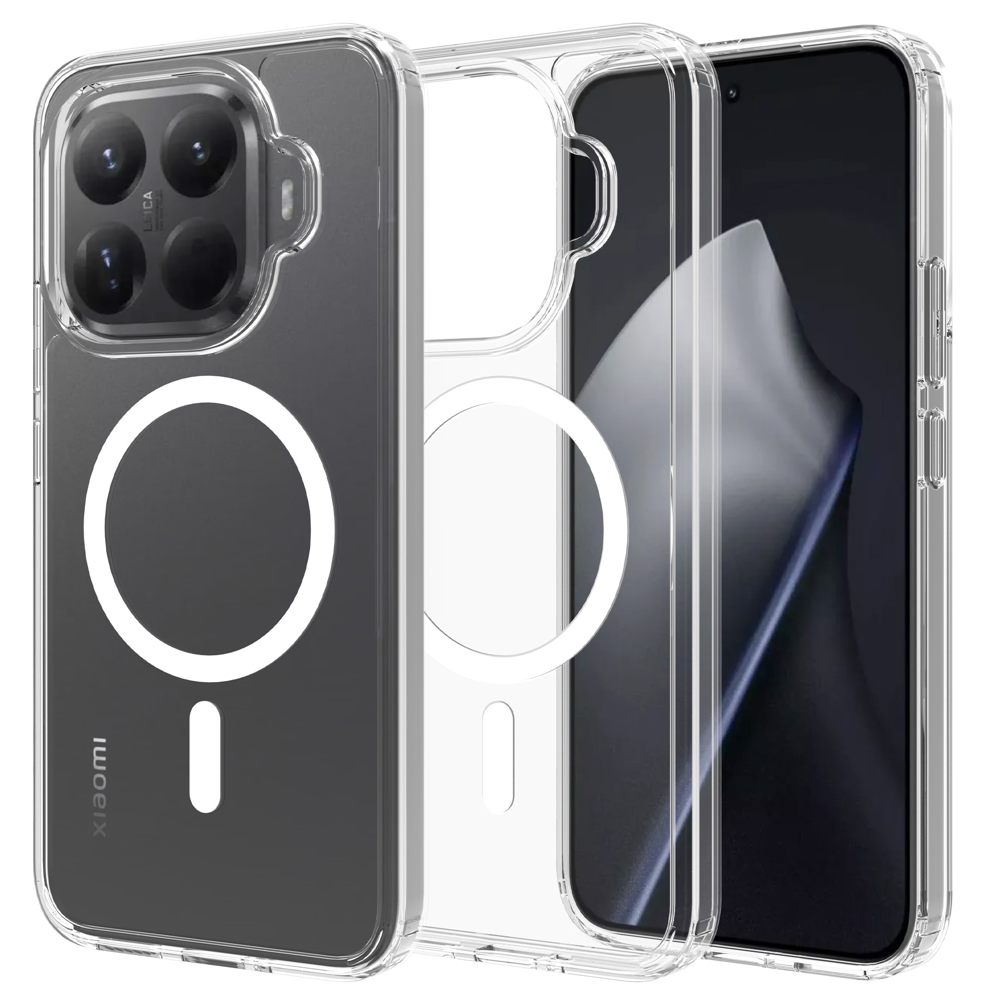 Xiaomi 15T Pro MagSafe Hybrid-cover, Gennemsigtig