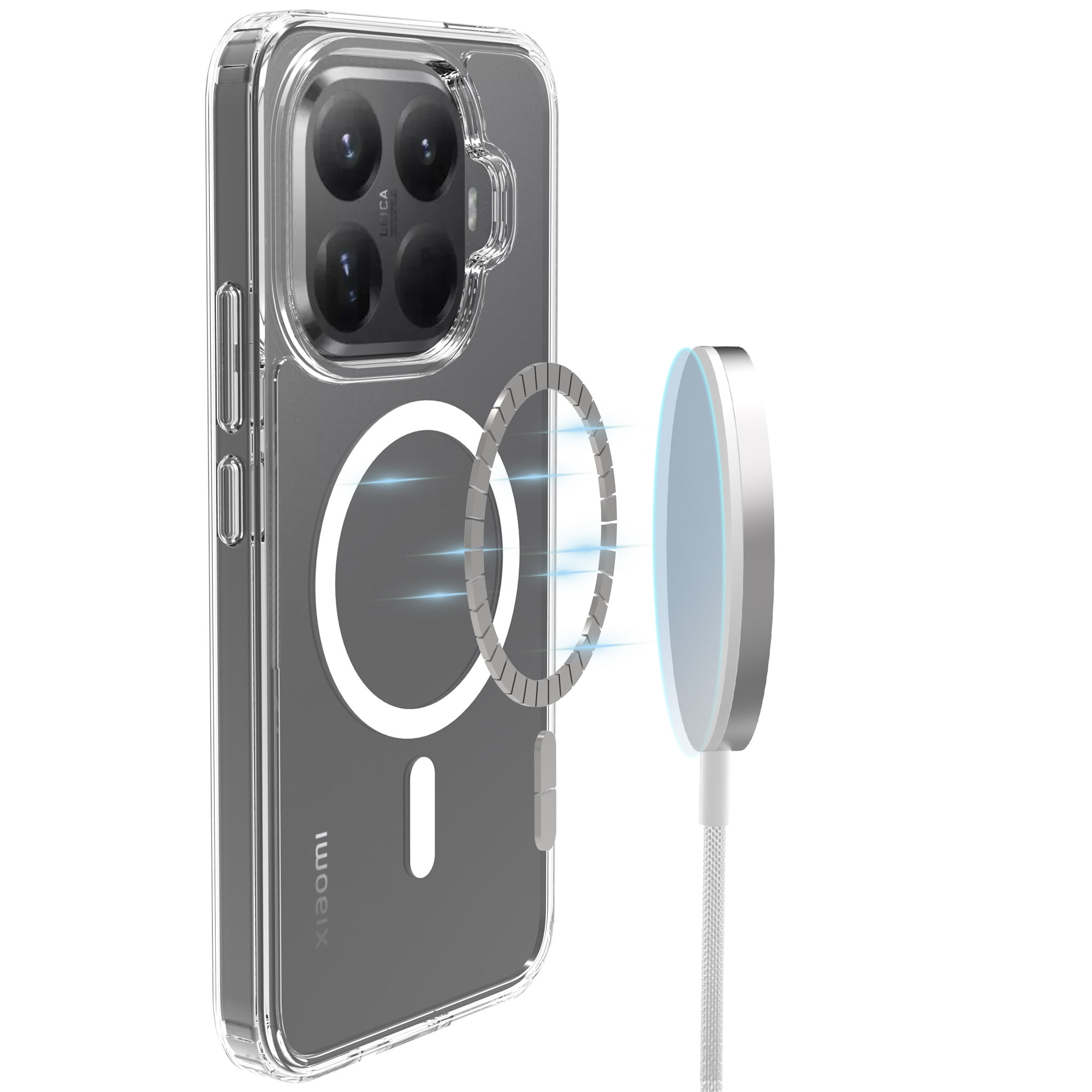 Xiaomi 15T Pro MagSafe Hybrid-cover, Gennemsigtig