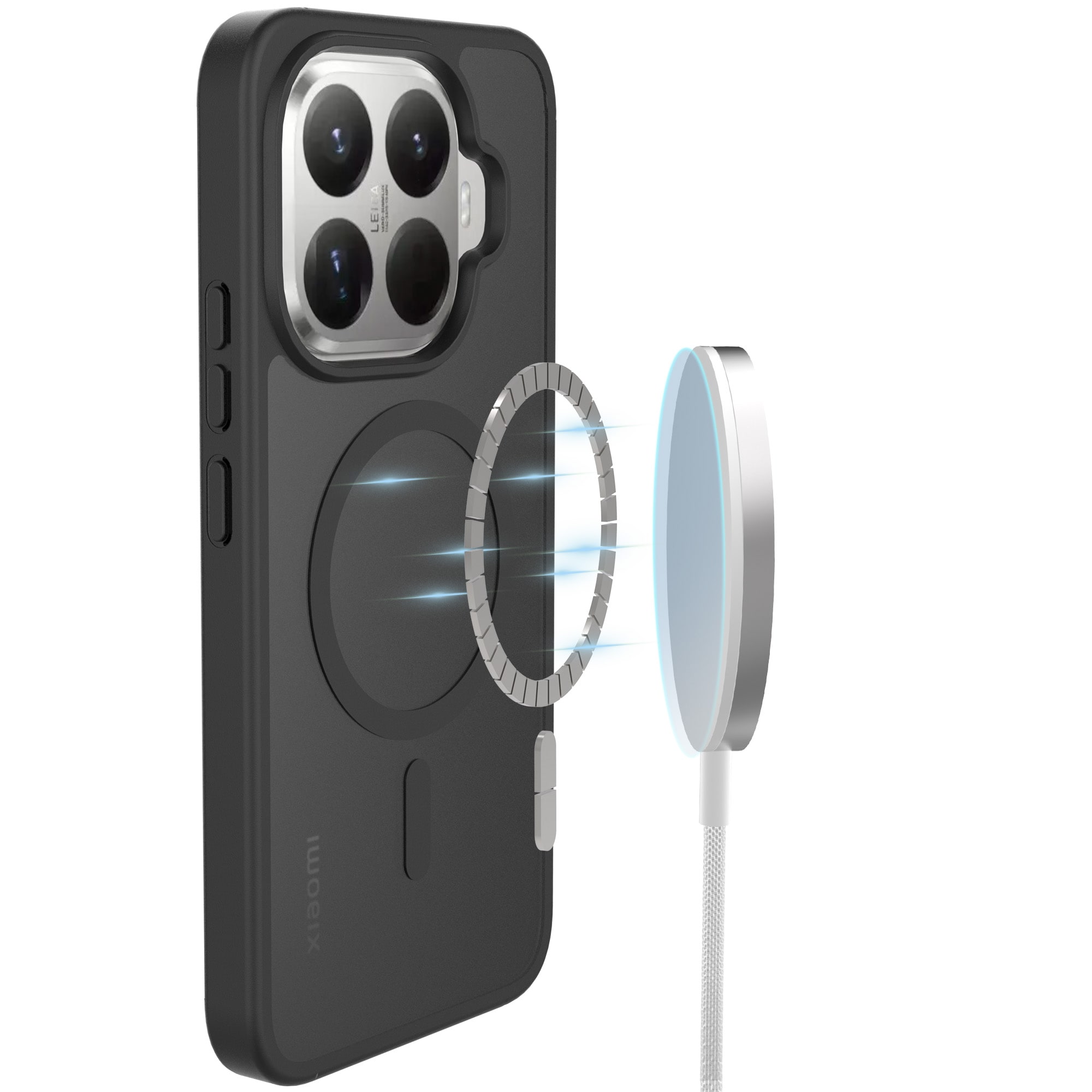 Xiaomi 15T Pro Hybrid-cover magnetisk, Frosted Black