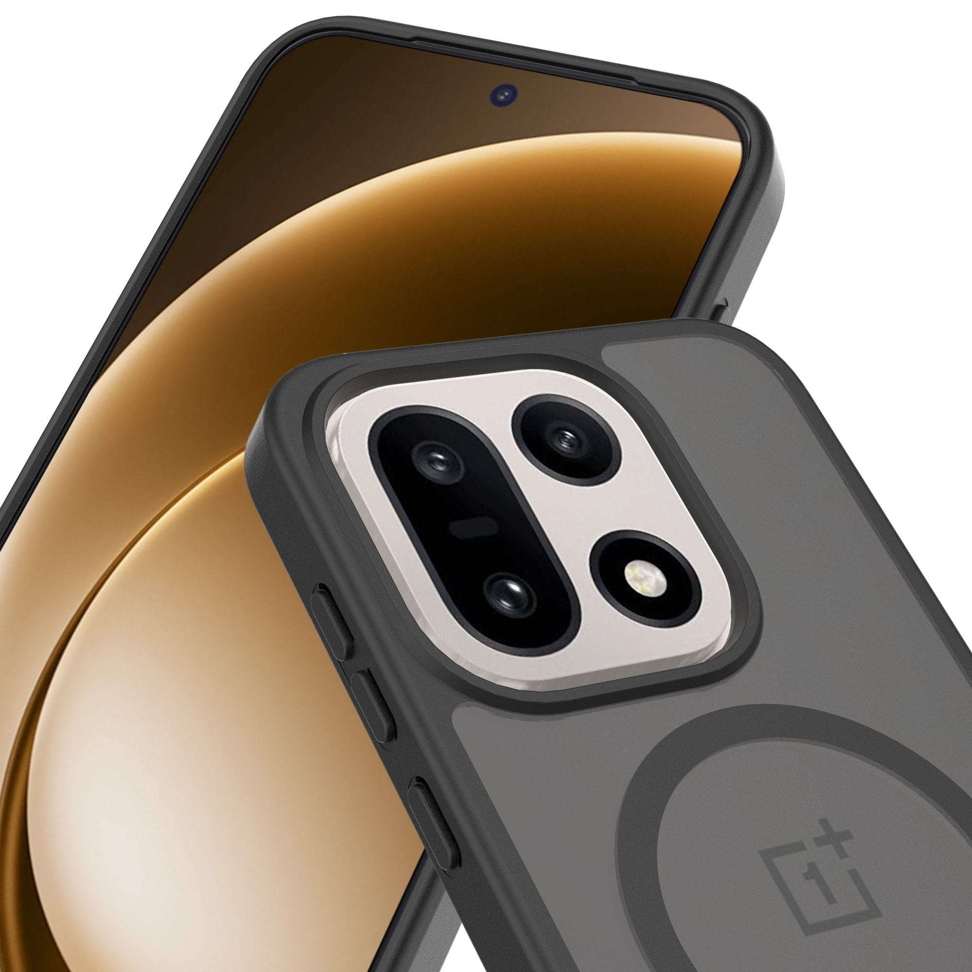  OnePlus 15 Hybrid-cover magnetisk, Frosted Black