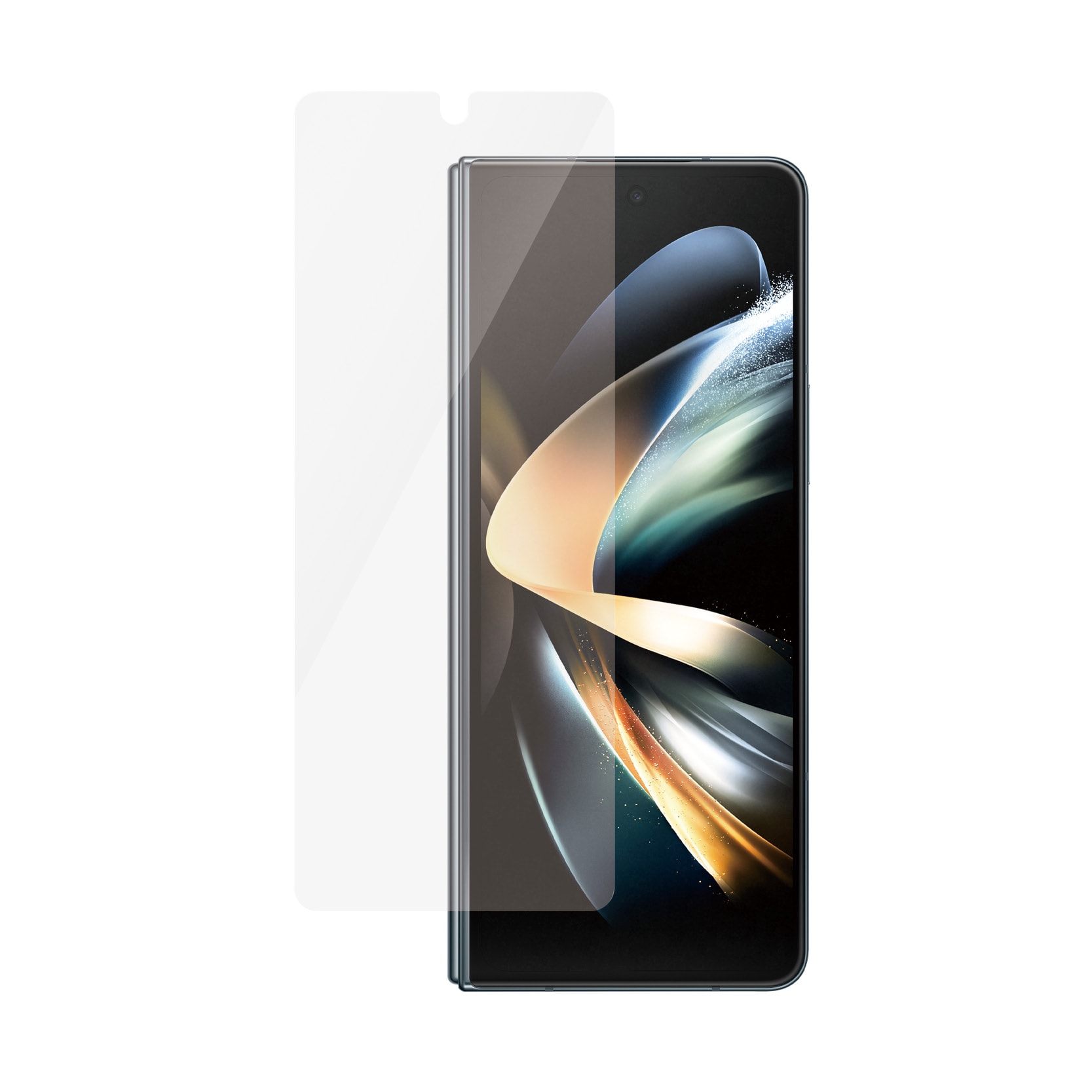 Samsung Galaxy Z Fold 5 Ydre skærmbeskytter i ridsefast hærdet glas - Ultra Wide Fit