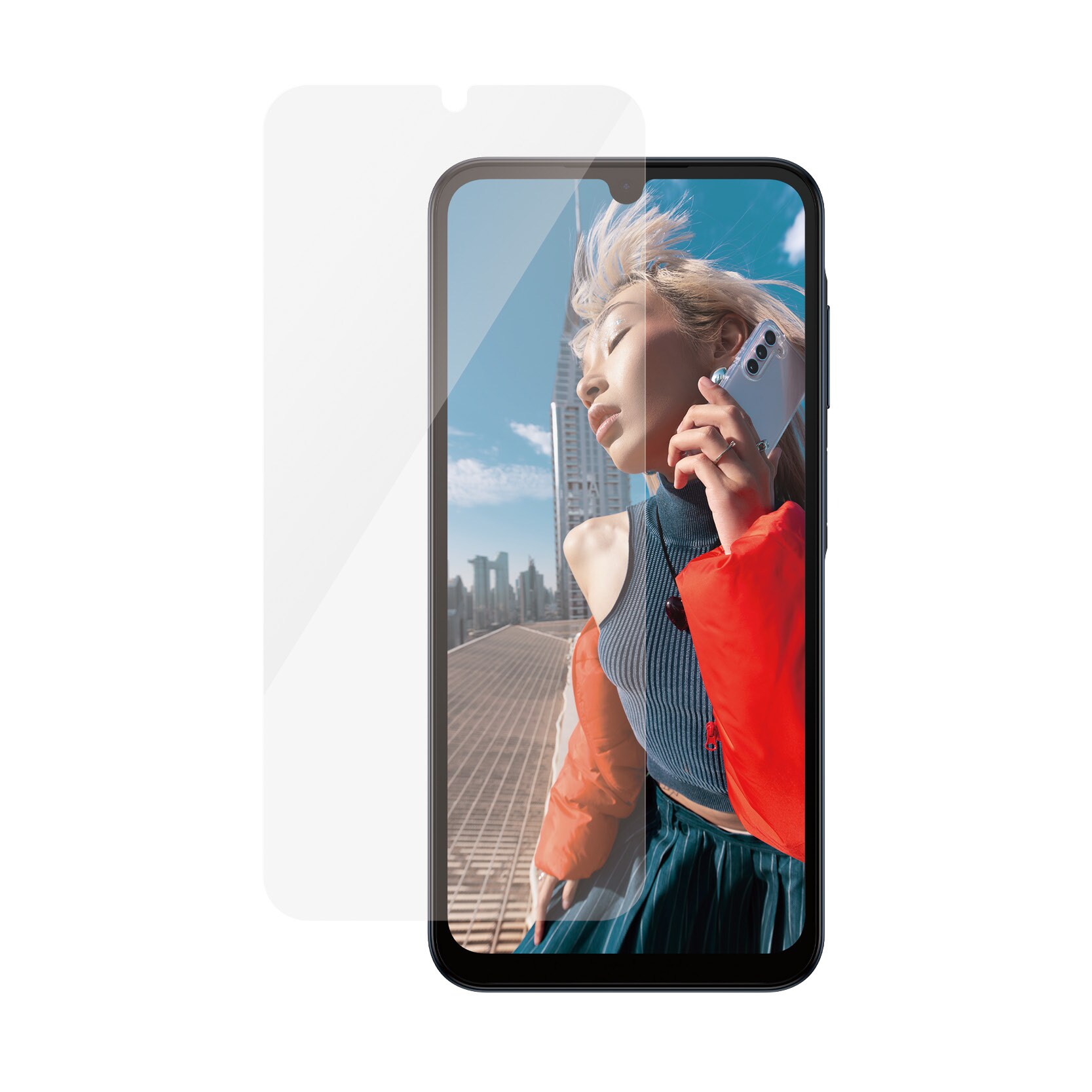 Samsung Galaxy A25 Skærmbeskytter med monteringsramme - Ultra Wide Fit