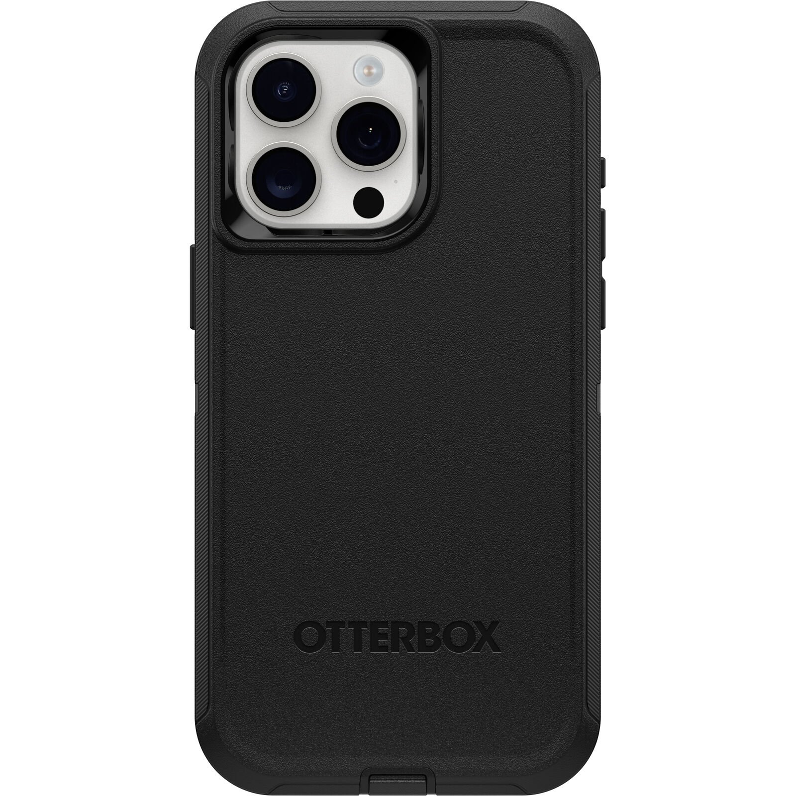 iPhone 15 Pro Max Defender - Robust mobilcover med høj beskyttelsesgrad, Sort