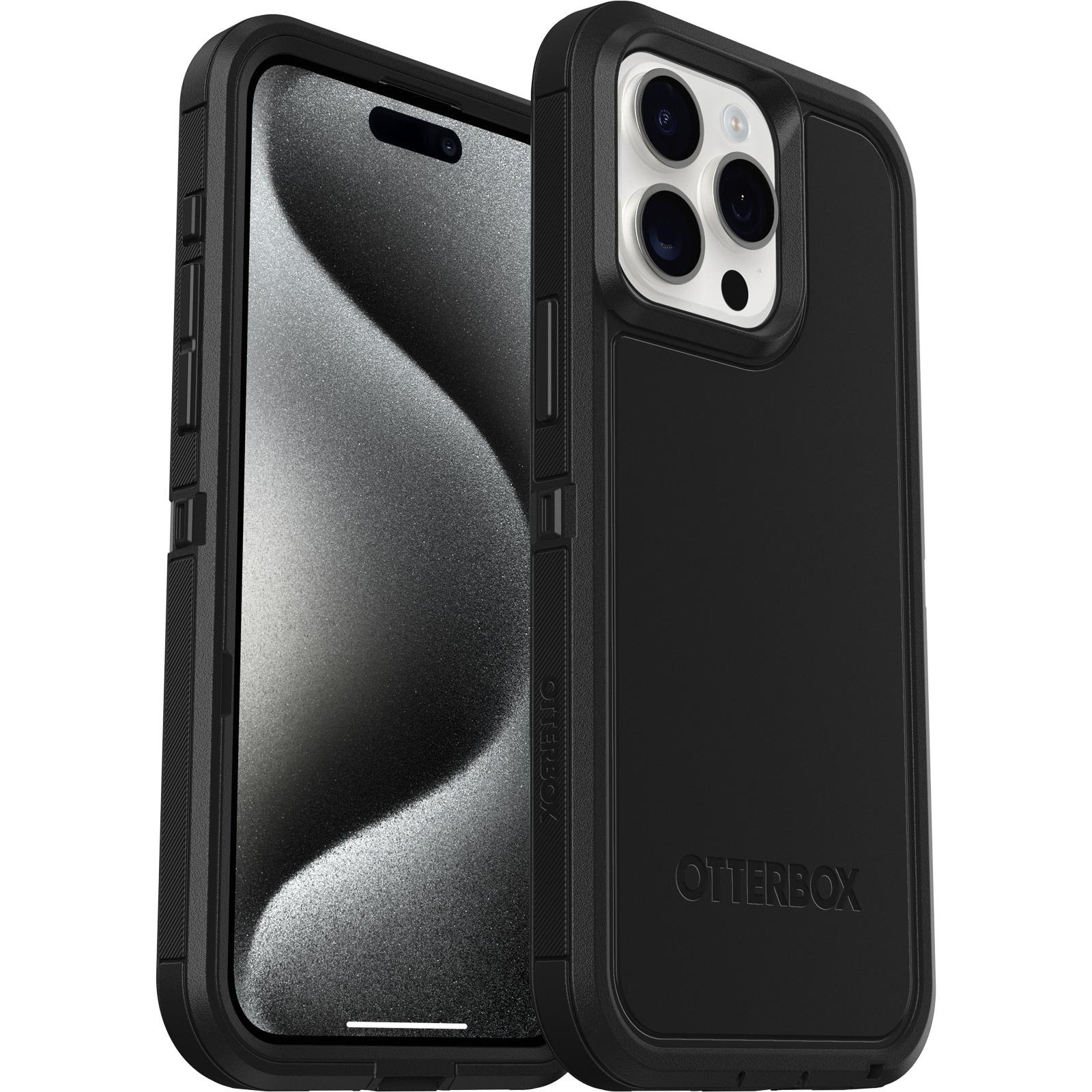 iPhone 15 Pro Max Defender XT Ekstremt stødafvisende MagSafe-cover, Sort