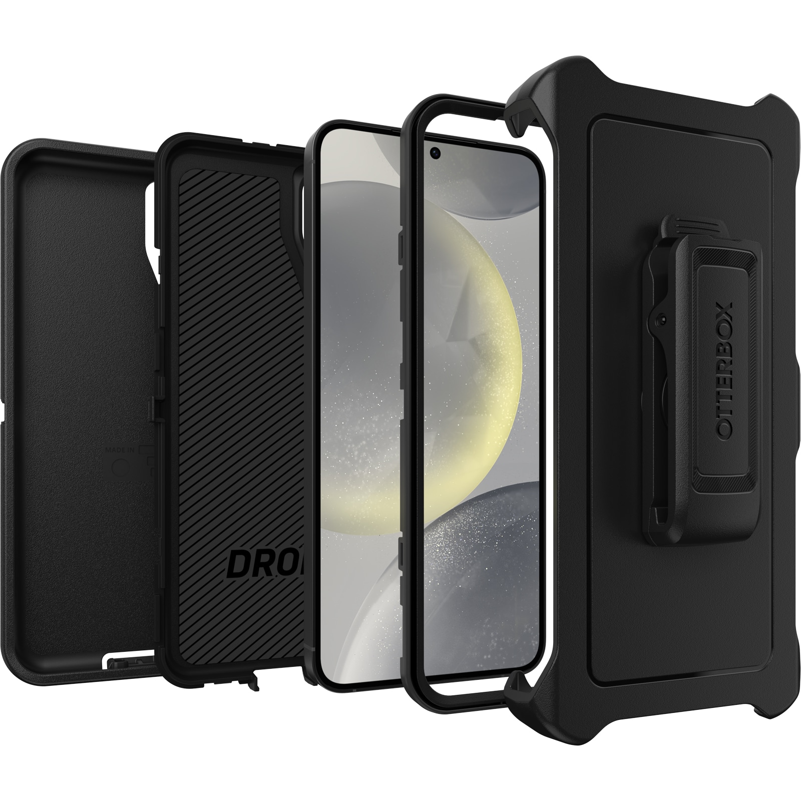 Samsung Galaxy S24 Plus Defender - Robust mobilcover med høj beskyttelsesgrad, Sort