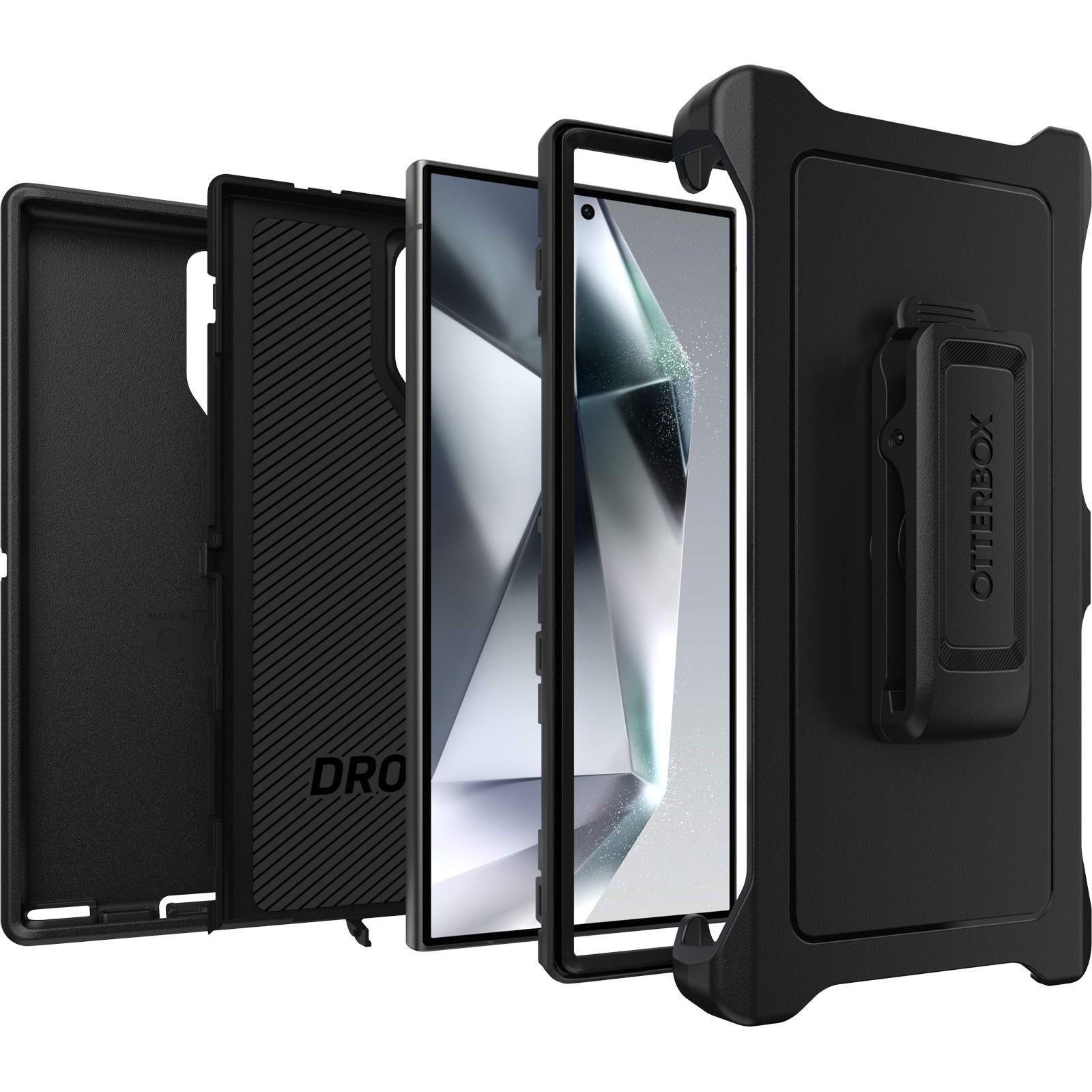 Samsung Galaxy S24 Ultra Defender - Robust mobilcover med høj beskyttelsesgrad, Sort