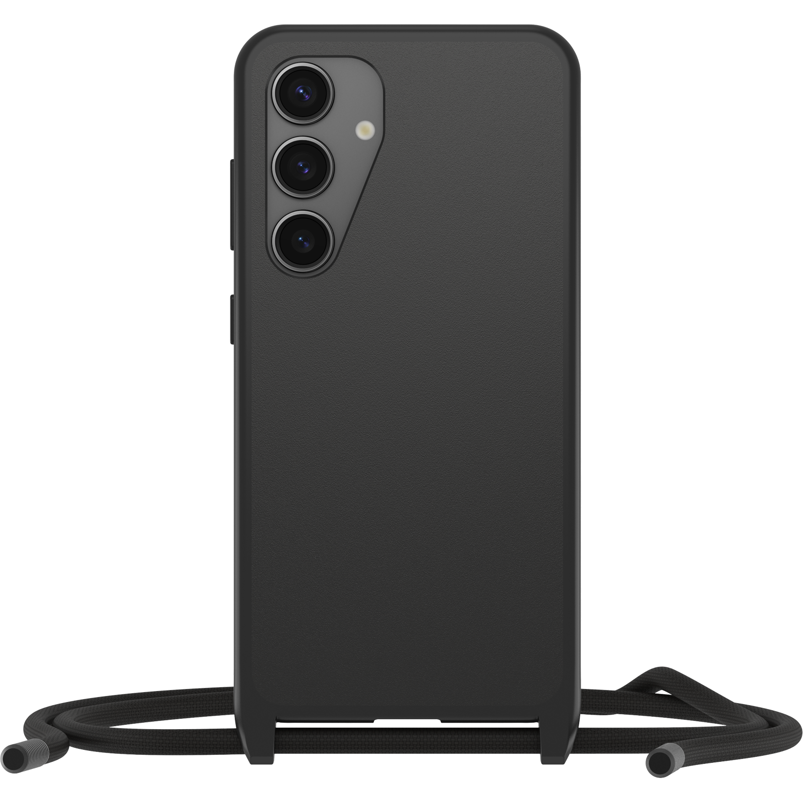 Samsung Galaxy S24 Cover med halskæde React Necklace, Sort