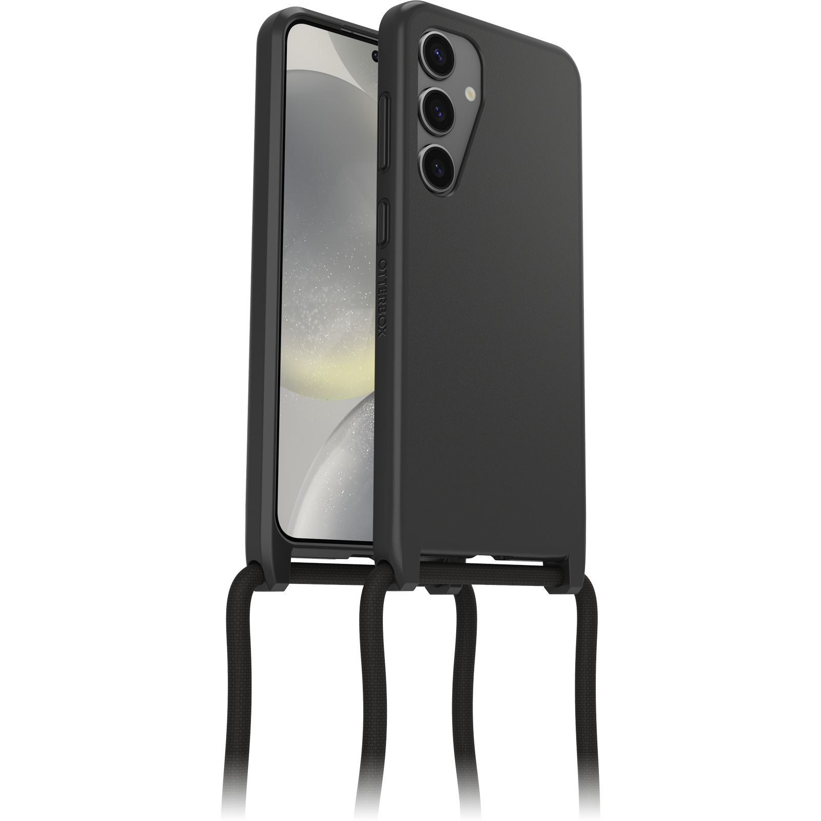 Samsung Galaxy S24 Cover med halskæde React Necklace, Sort