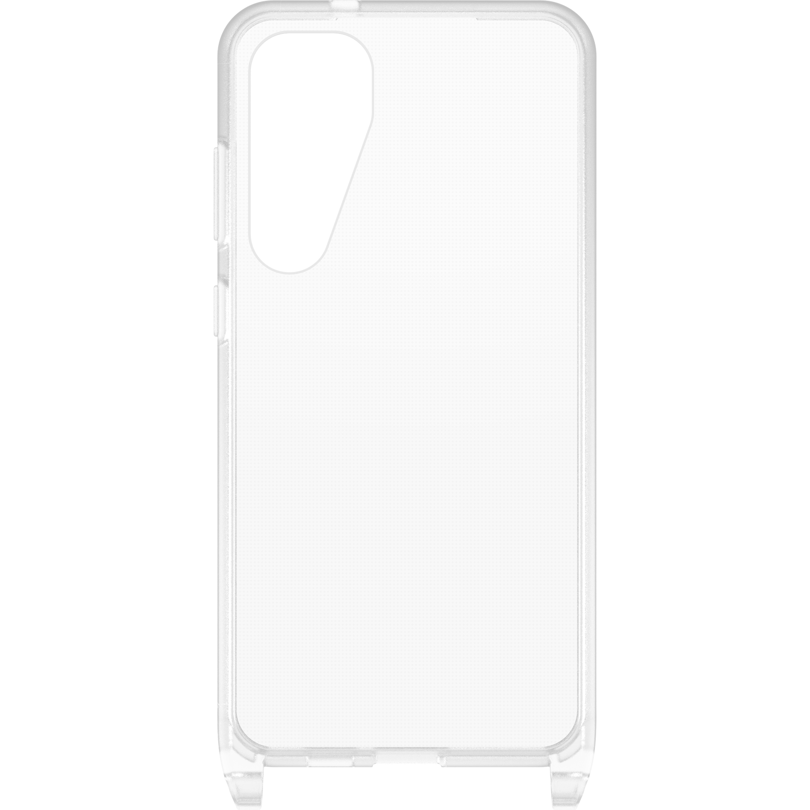 Samsung Galaxy S24 Plus Cover med halskæde React Necklace, Gennemsigtig