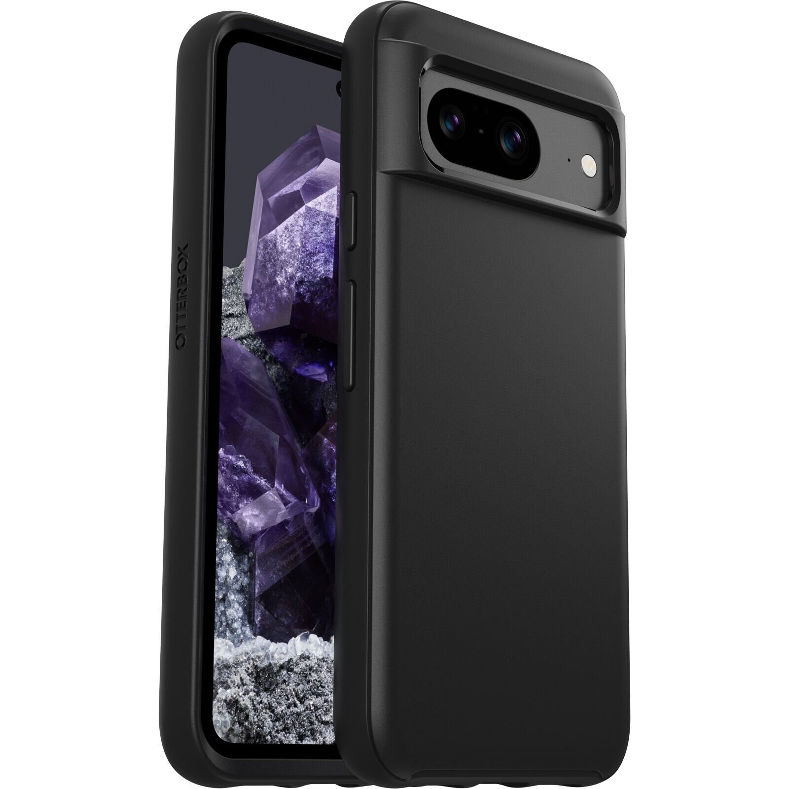 Google Pixel 8 Stødsikkert cover Symmetry, Sort