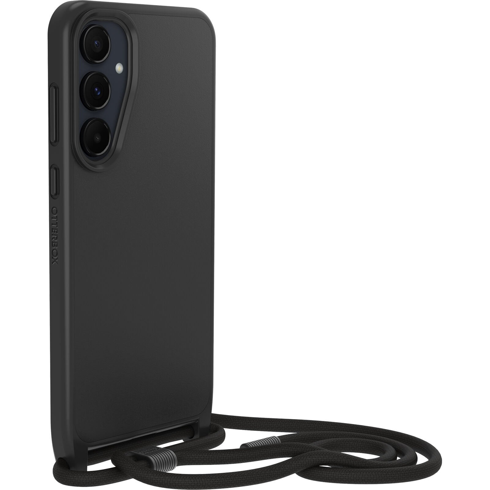 Samsung Galaxy A55 Cover med halskæde React Necklace, Sort