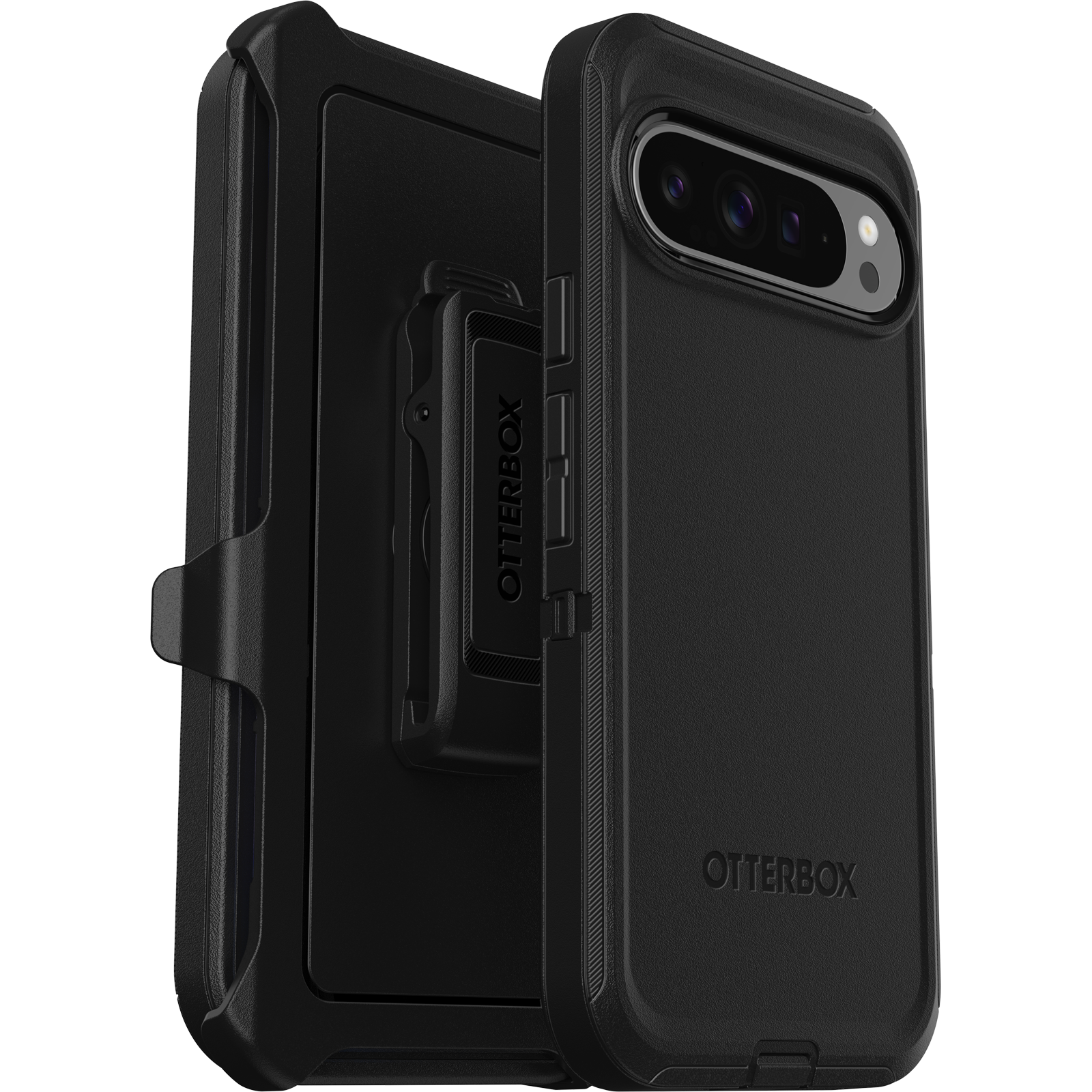 Google Pixel 9 Pro XL Defender - Robust mobilcover med høj beskyttelsesgrad, Sort