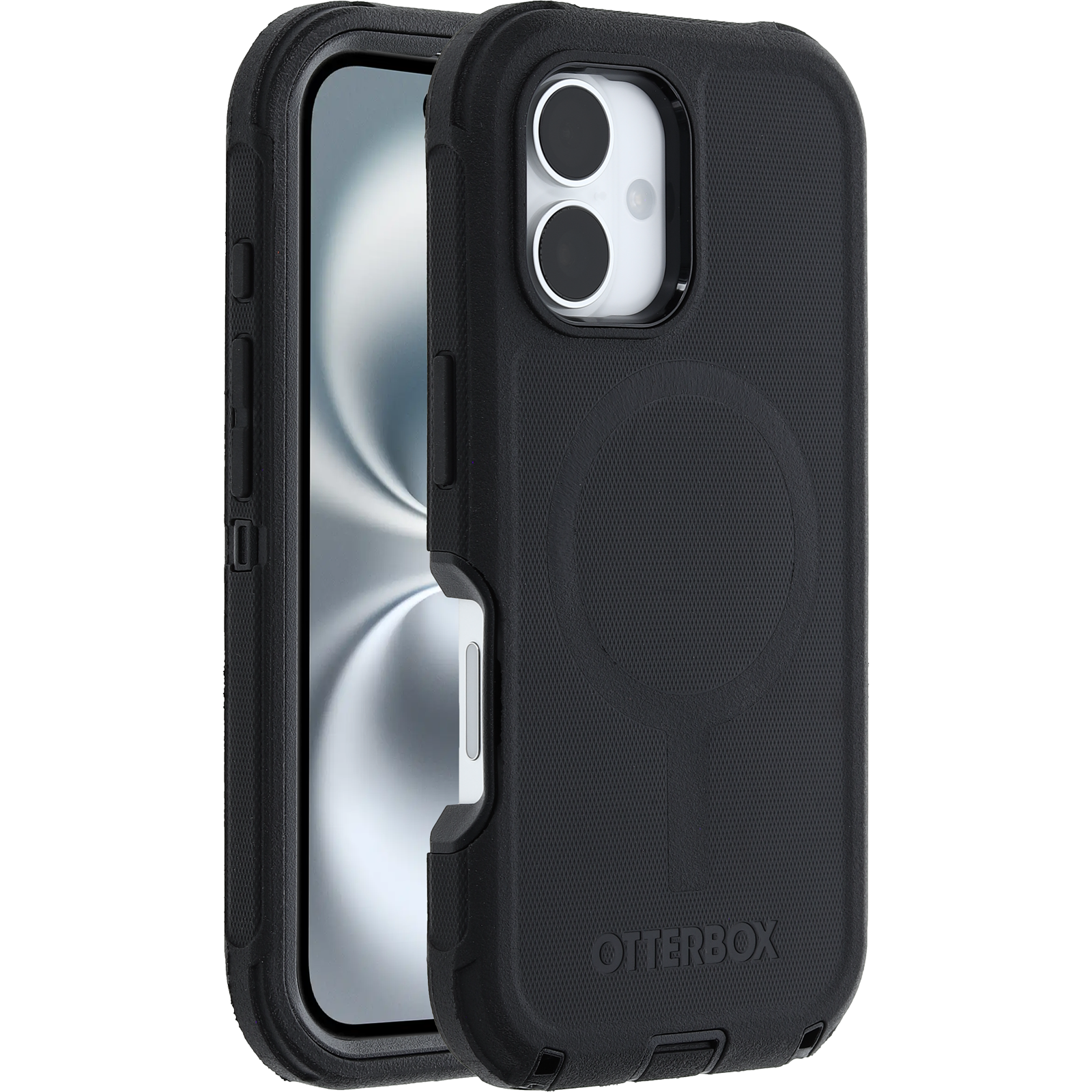 iPhone 16 Defender - Robust MagSafe mobilcover med høj beskyttelsesfaktor, Sort