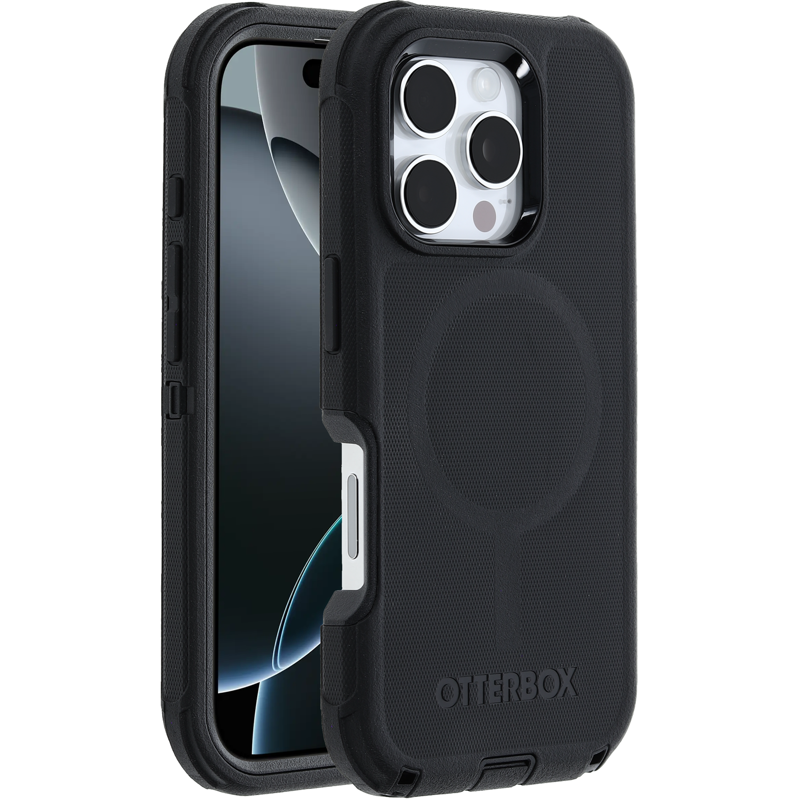 iPhone 16 Pro Defender - Robust MagSafe mobilcover med høj beskyttelsesfaktor, Sort