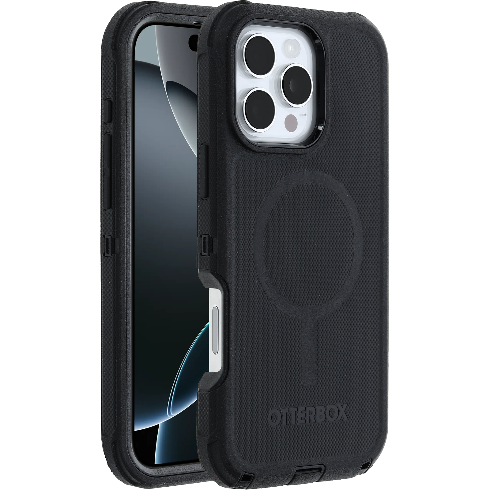 iPhone 16 Pro Max Defender - Robust MagSafe mobilcover med høj beskyttelsesfaktor, Sort