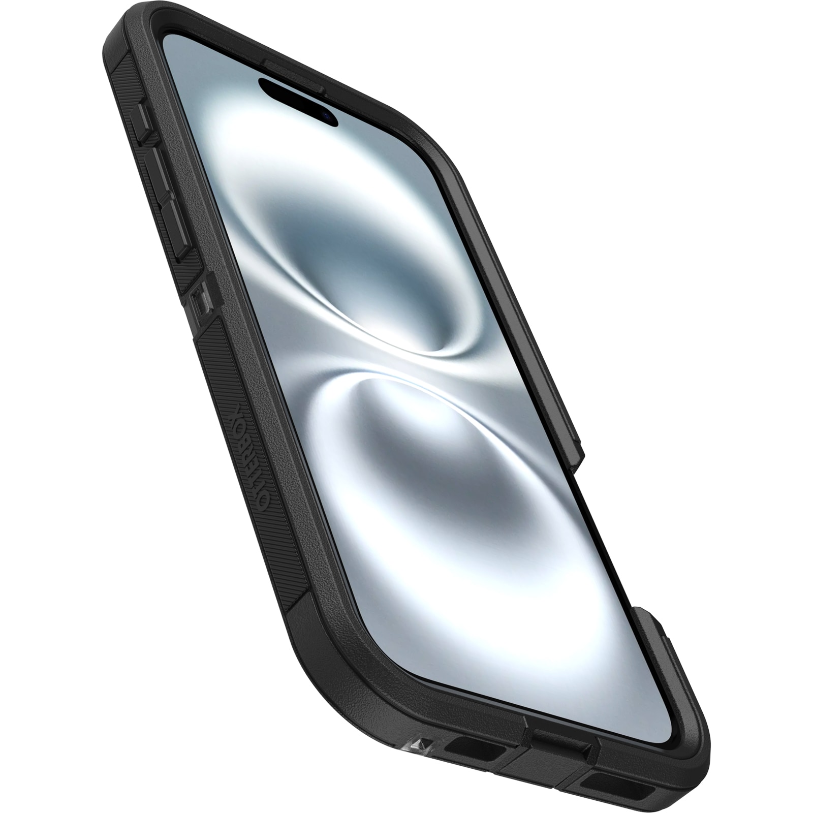 iPhone 16 Plus Defender XT Ekstremt stødafvisende MagSafe-cover, Sort/gennemsigtig