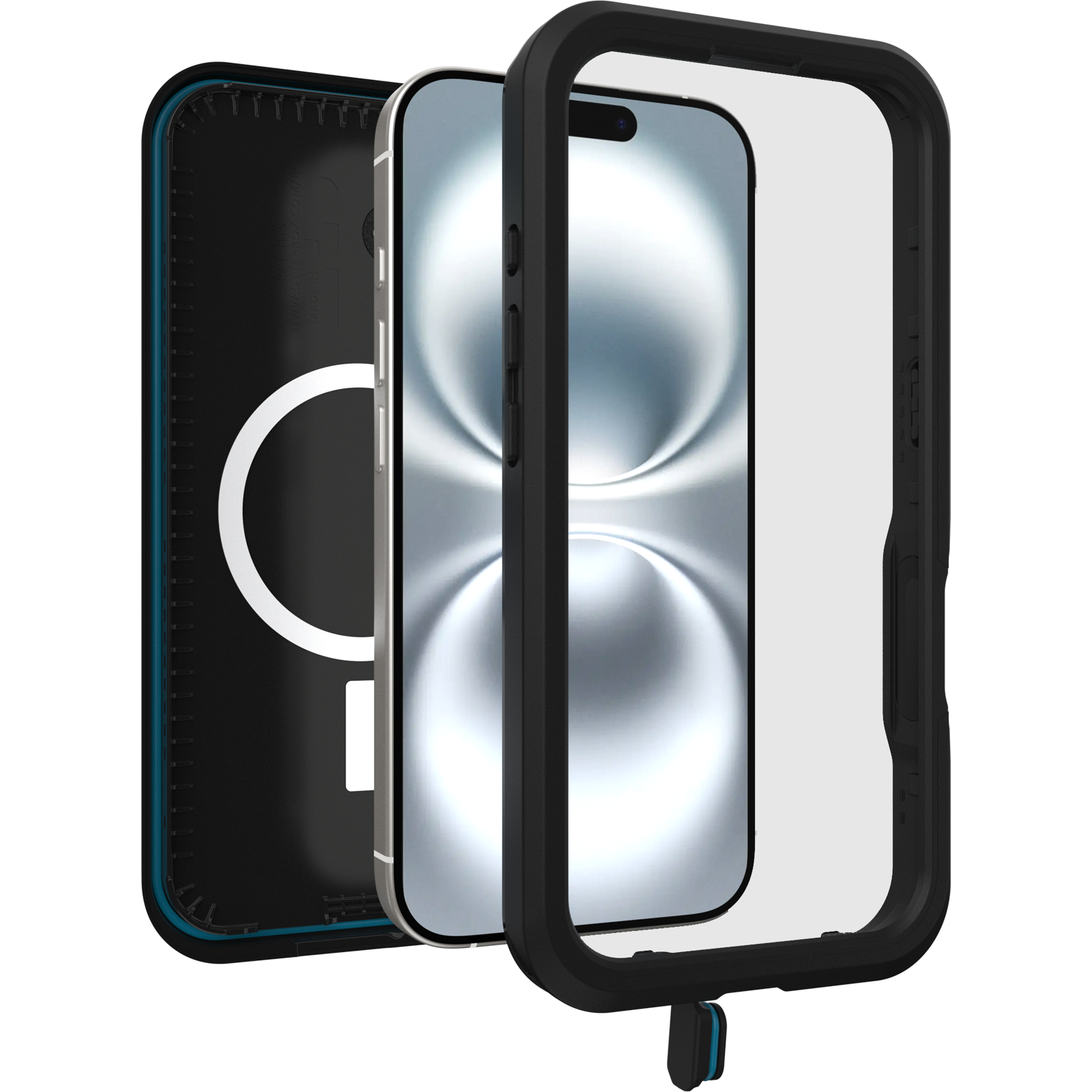 iPhone 16 FRE mobilcover med MagSafe og maksimal beskyttelse, Sort